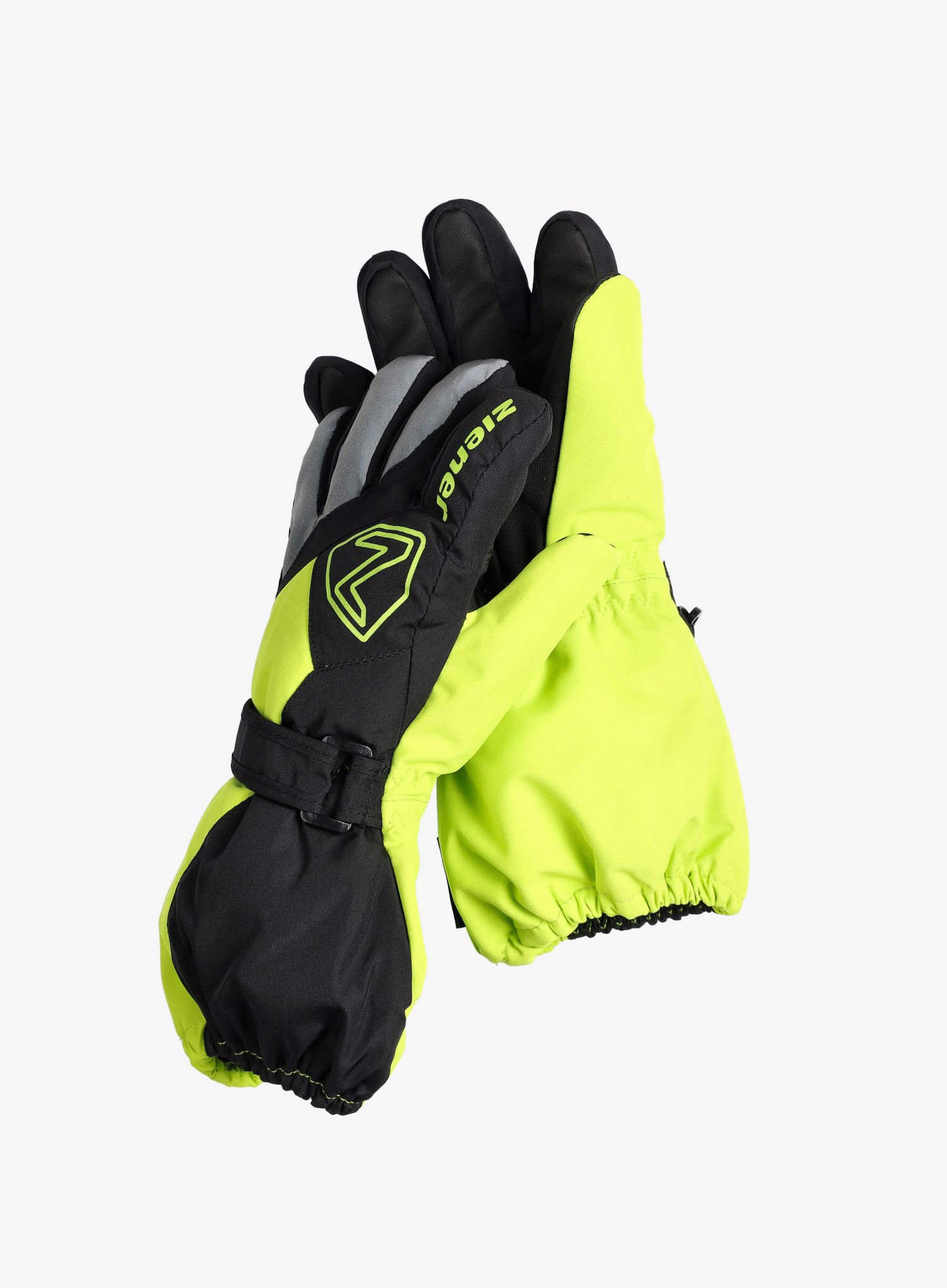 Otroške rokavice Ziener Lauro AS Glove Junior - black/lime