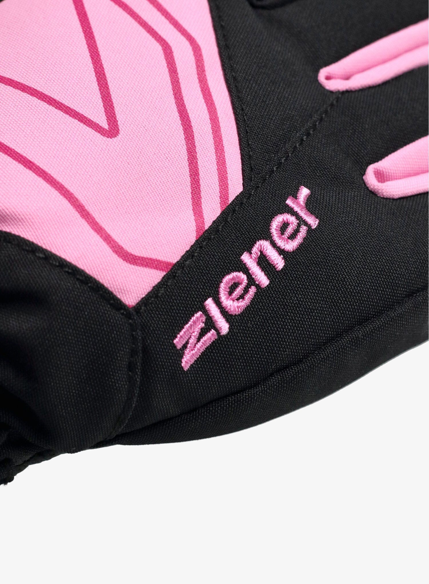 Otroške rokavice Ziener Laval AS AW Junior - black/fuchsia pink