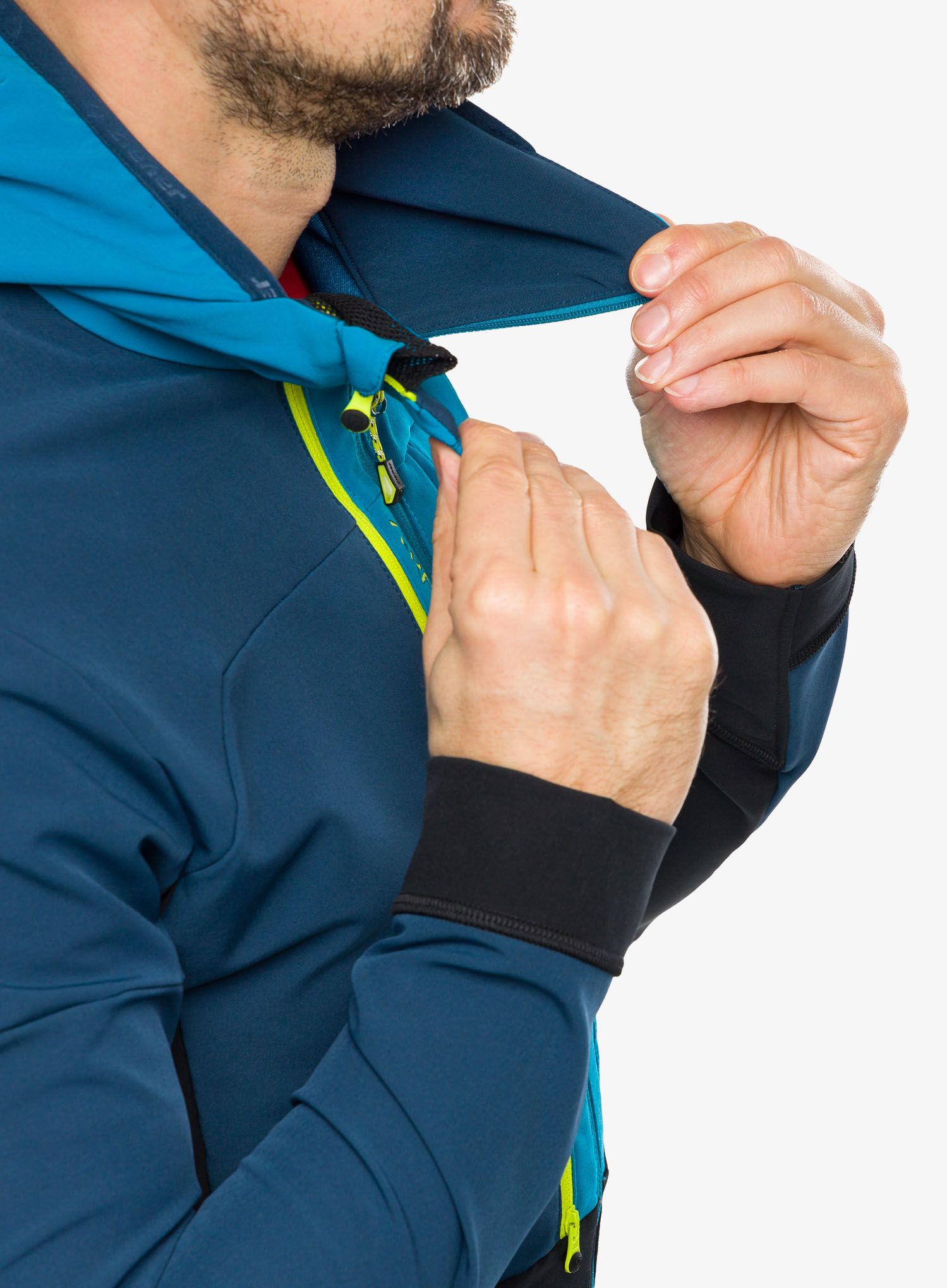 Softshell jakna Ziener Nikado - hale navy/teal crystal