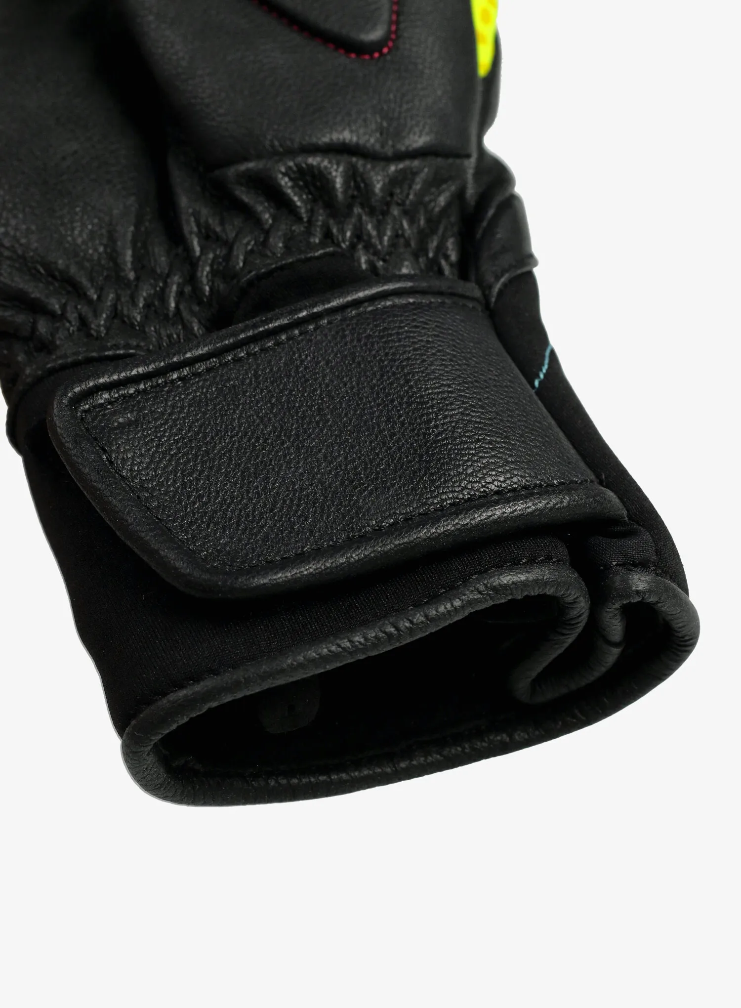 Smučarske rokavice Ziener Speed Warm Lobster glove - race black/poison yelow