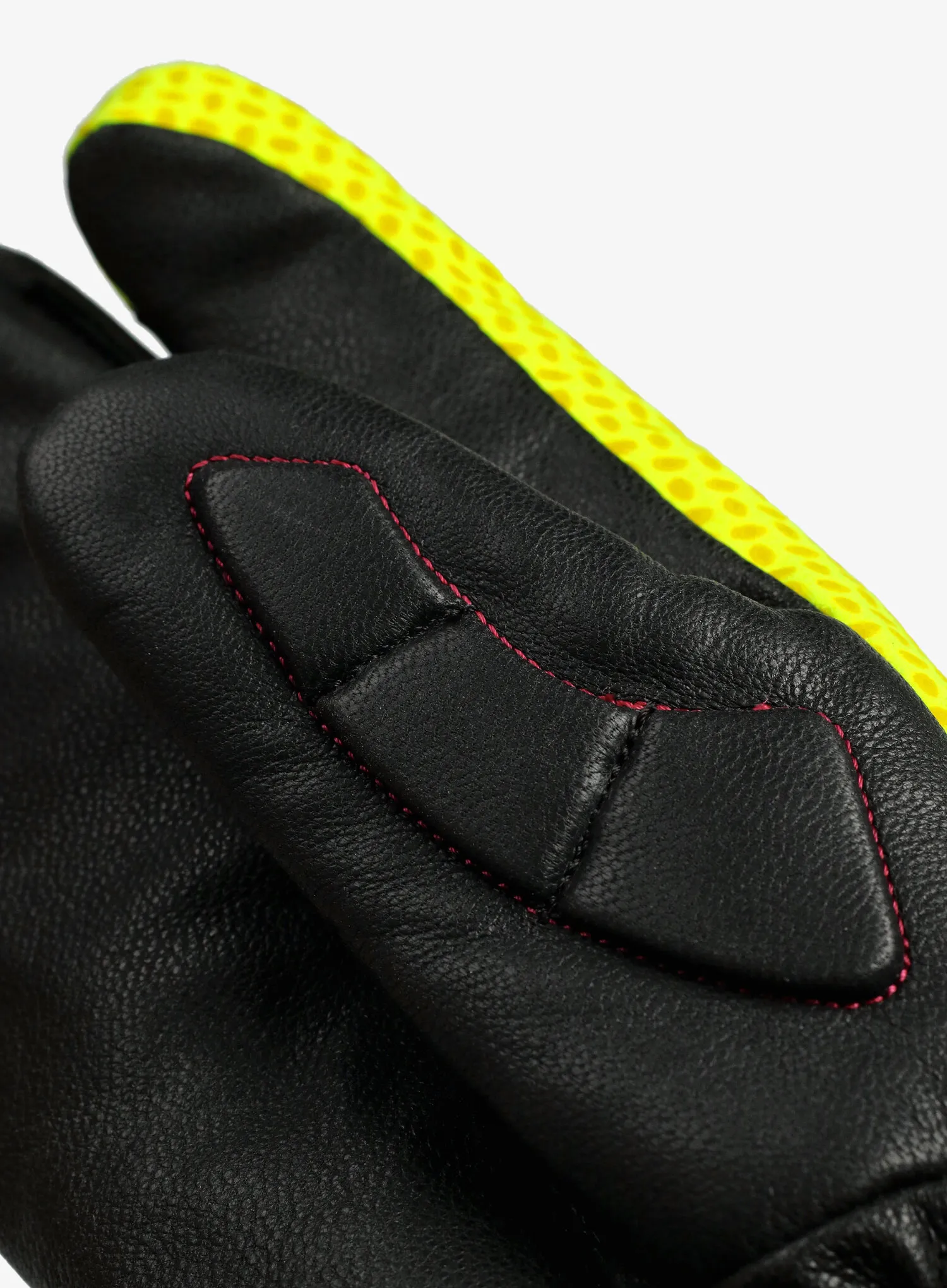 Smučarske rokavice Ziener Speed Warm Lobster glove - race black/poison yelow