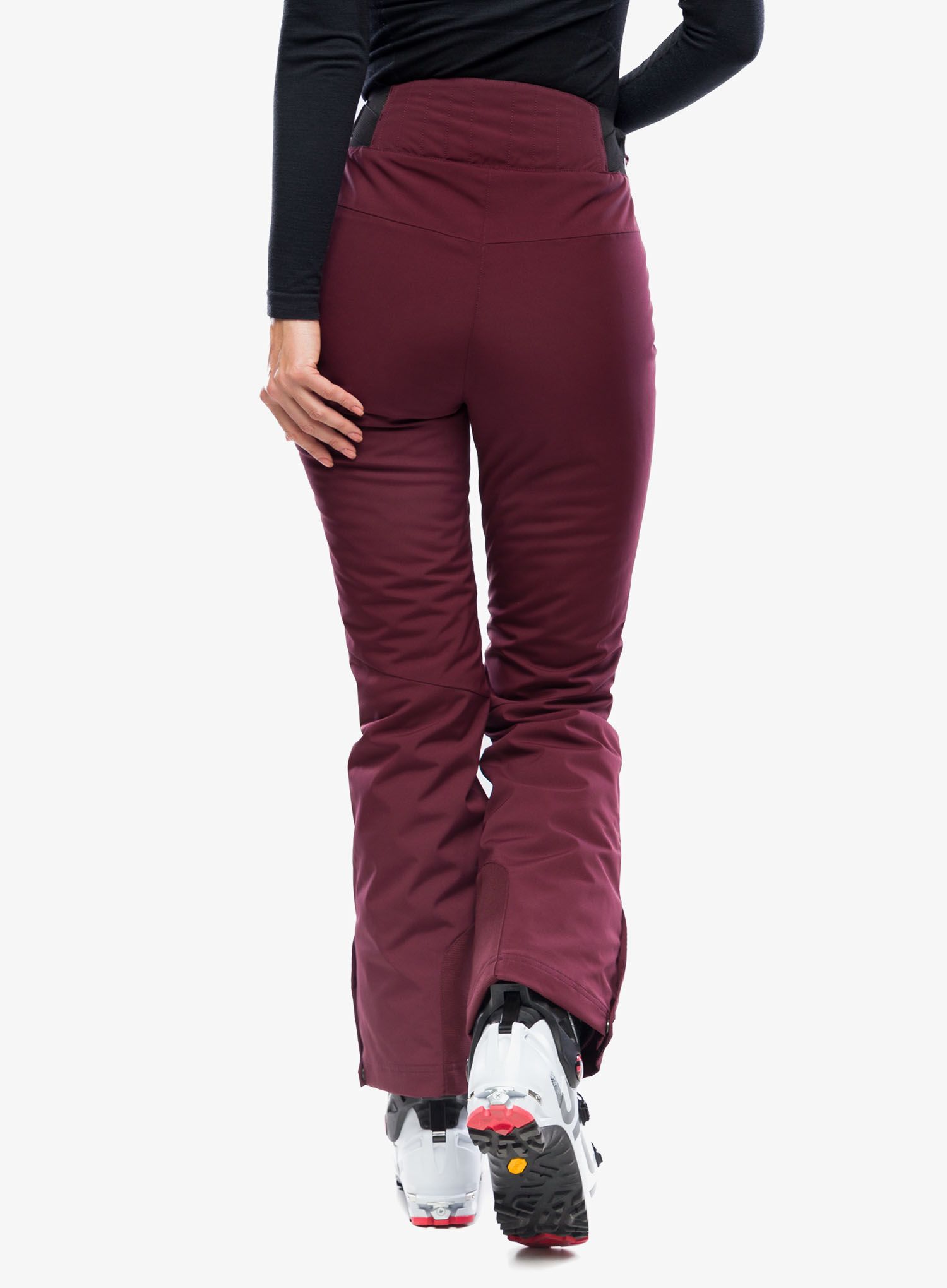 Ženske smučarske hlače Ziener Tilla - velvet red