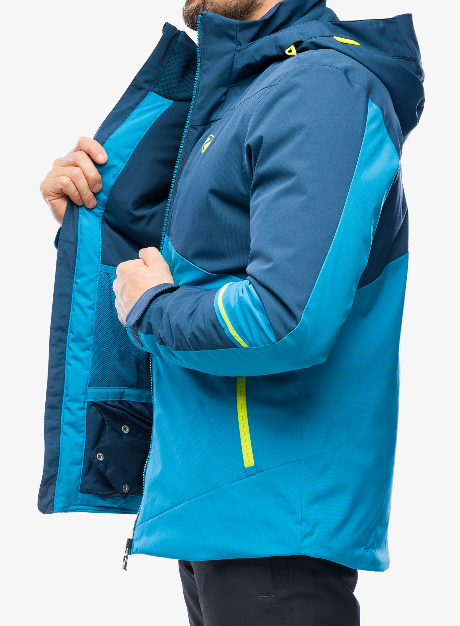 Smučarska jakna Ziener Timpa - teal crystal