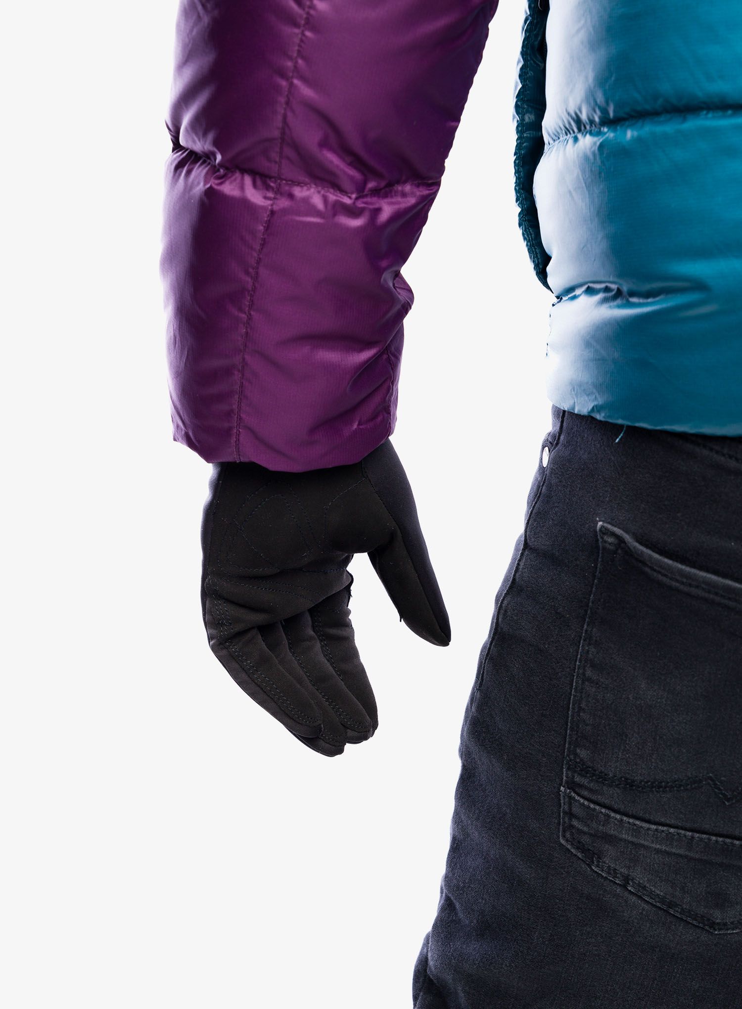 Softshell rokavice Ziener Ultimo PR - black