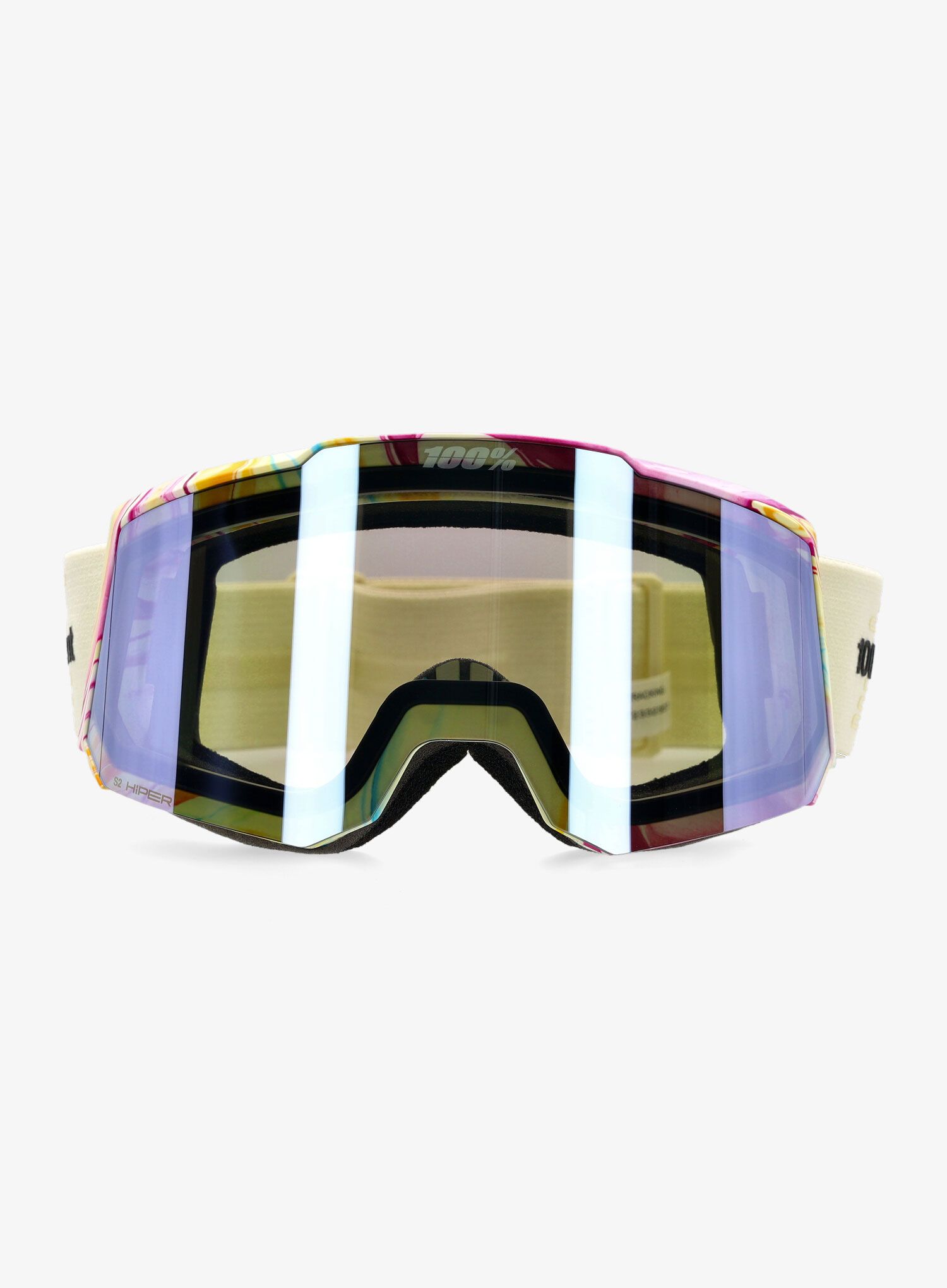 Smučarska očala 100% Snowcraft S Hiper - mirror silver flash lens
