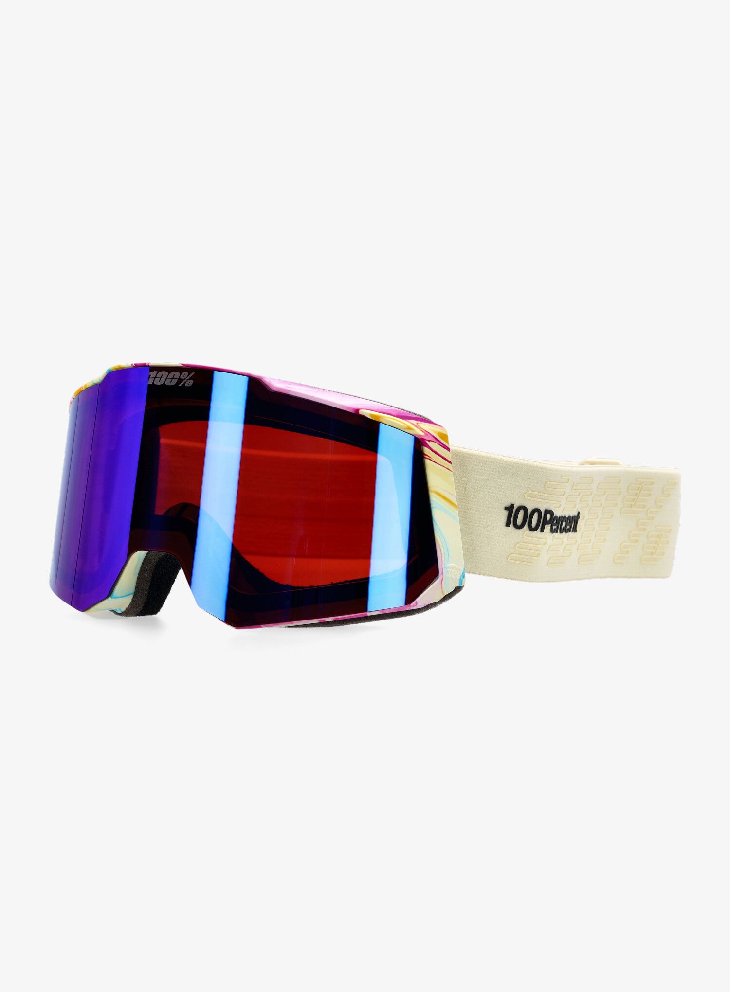 Smučarska očala 100% Snowcraft S Hiper - mirror silver flash lens