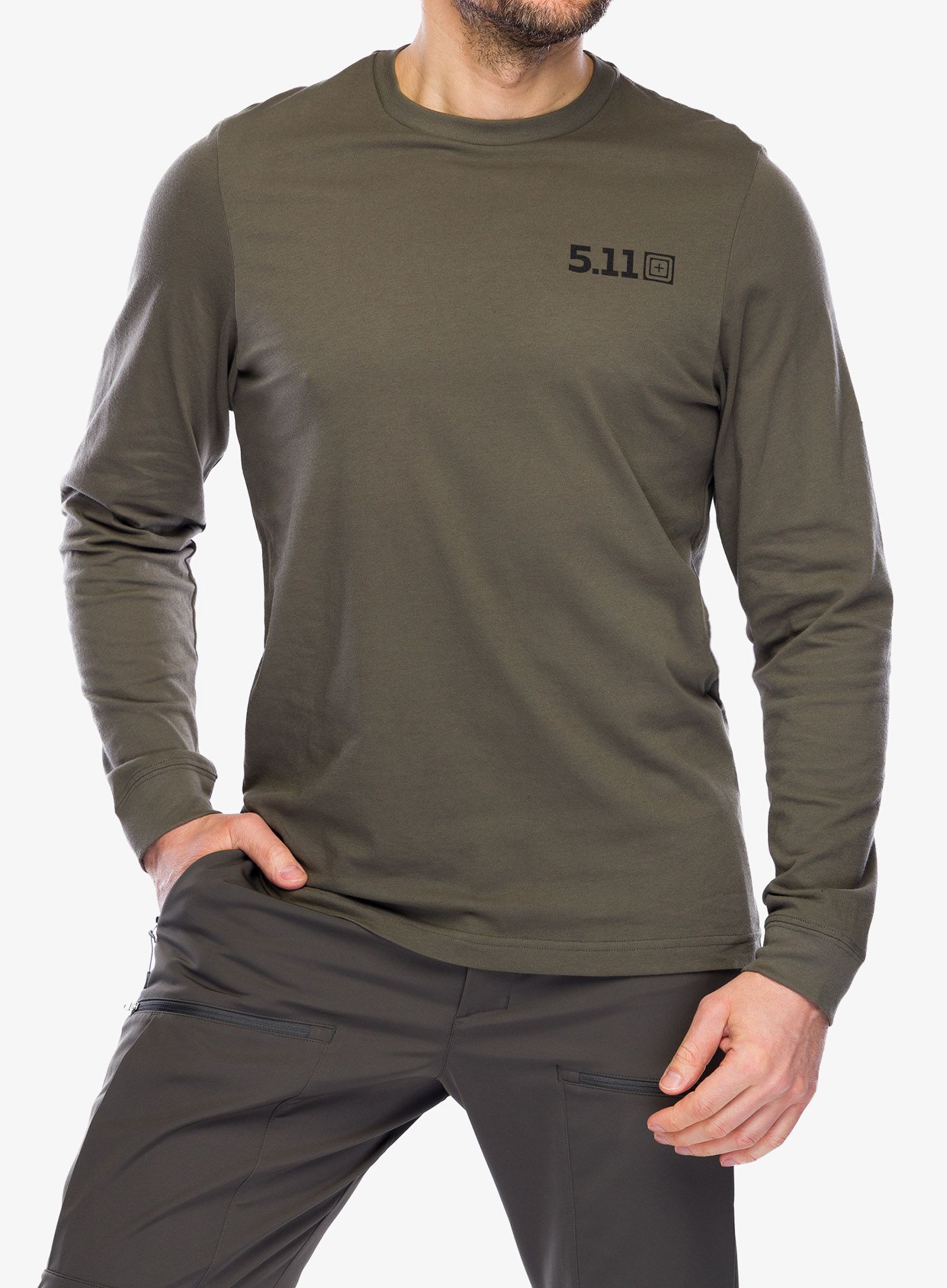 Majica z dolgimi rokavi 5.11 Served Fresh L/S - ranger green