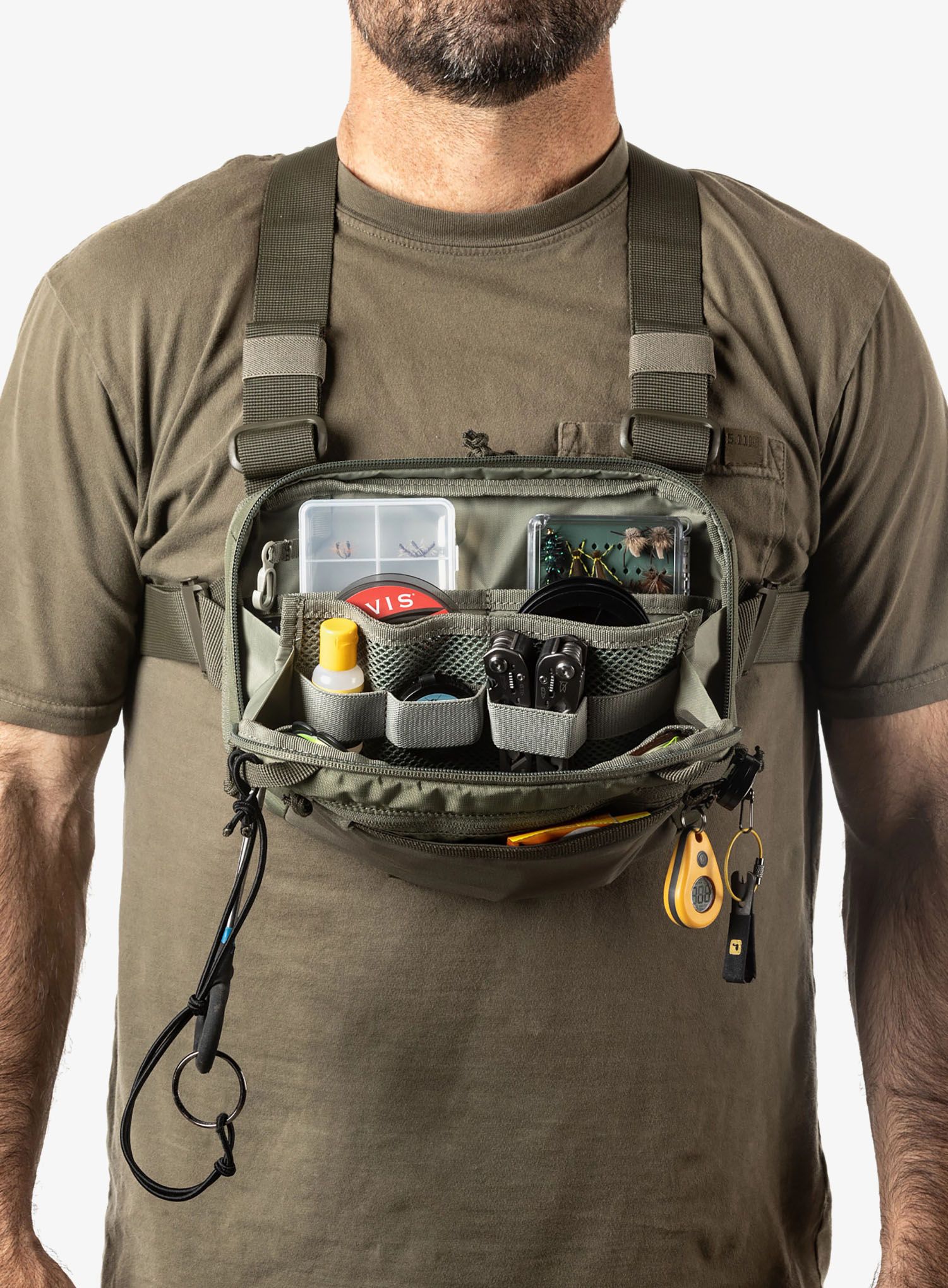 Torbica za čez ramo 5.11 Skyweight Util Chest Pack - sage green