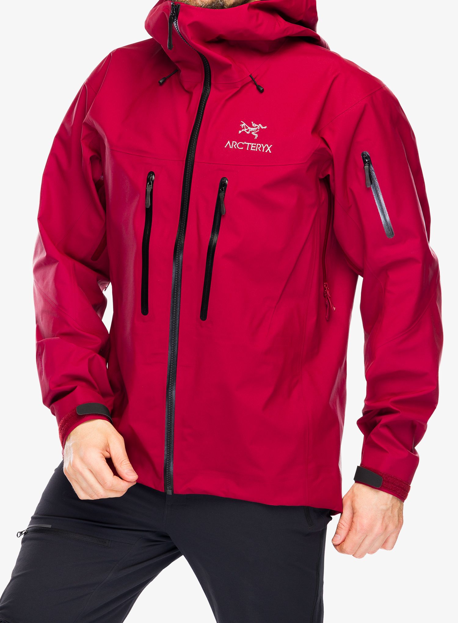 Nepremočljiva jakna Arcteryx Alpha SV Jacket - bordeaux/bordeaux