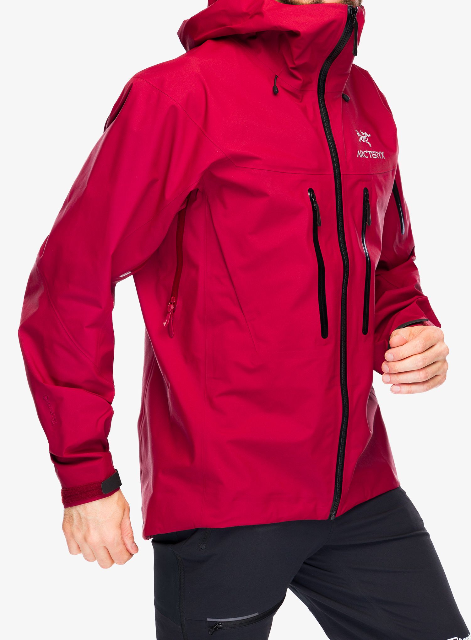 Nepremočljiva jakna Arcteryx Alpha SV Jacket - bordeaux/bordeaux