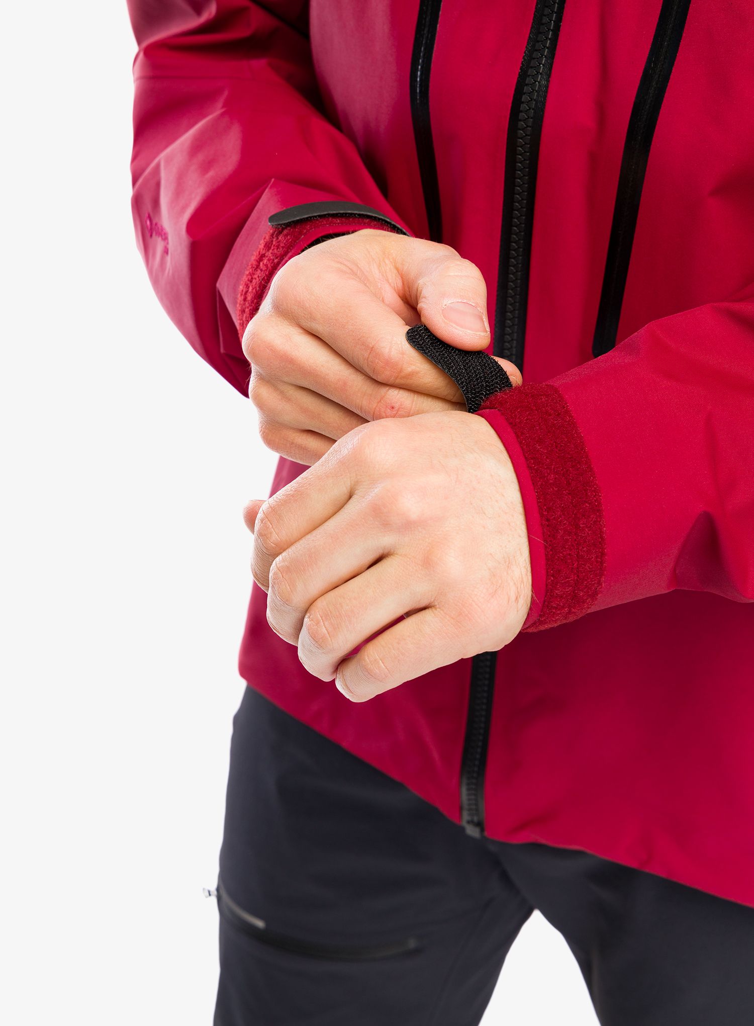 Nepremočljiva jakna Arcteryx Alpha SV Jacket - bordeaux/bordeaux