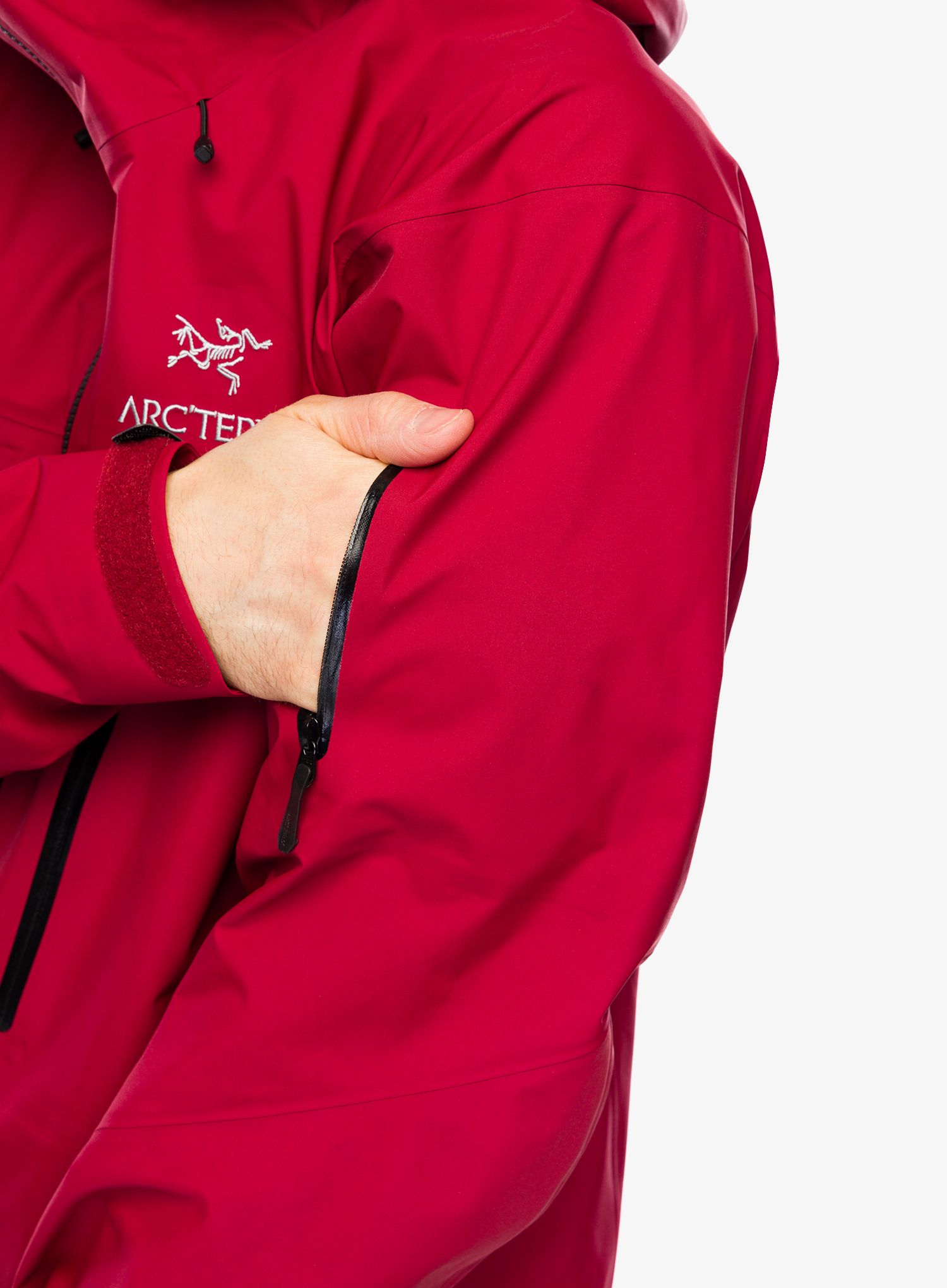 Nepremočljiva jakna Arcteryx Alpha SV Jacket - bordeaux/bordeaux