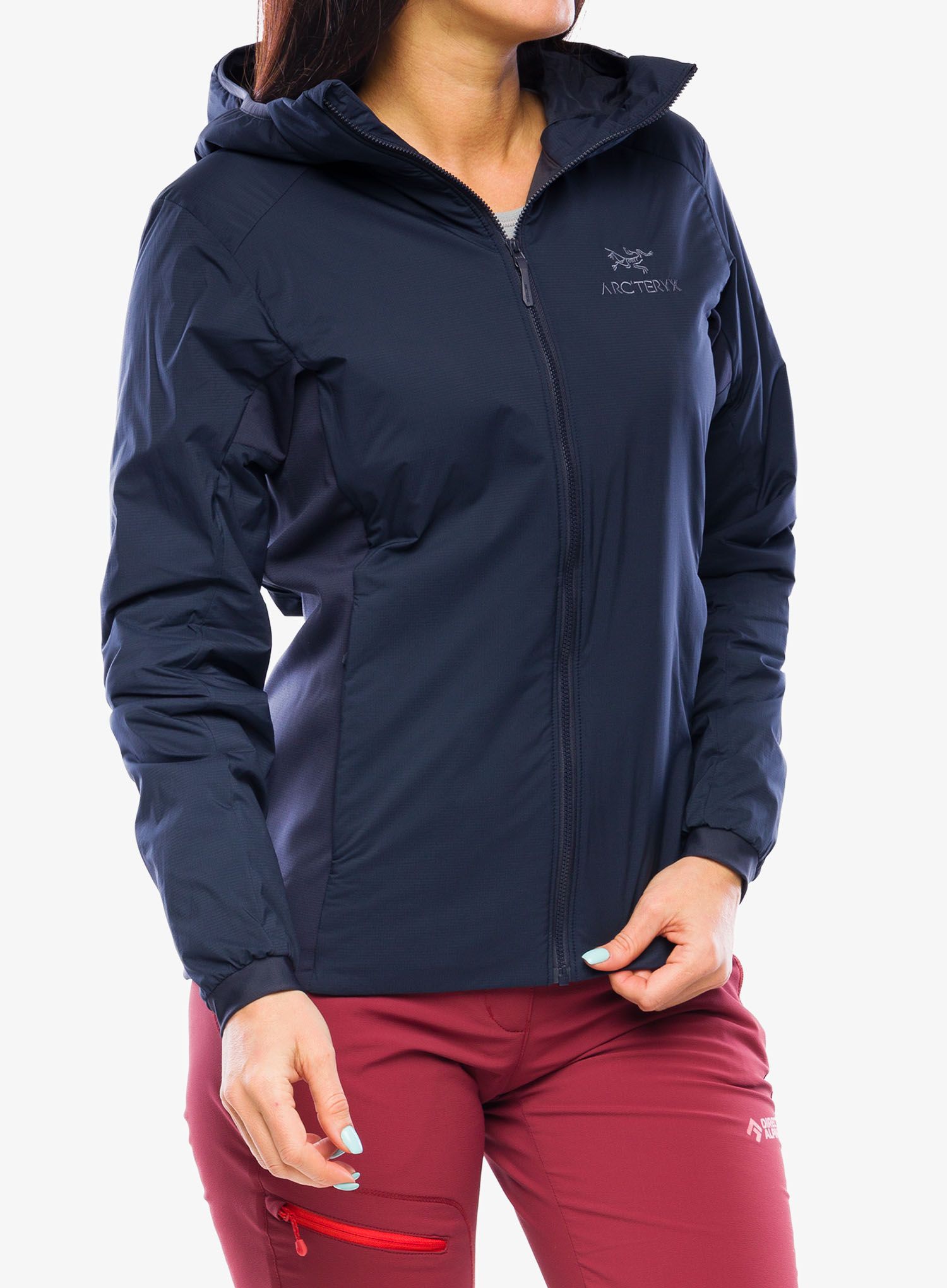 Sintetična jakna Arcteryx Atom Hoody - black sapphire