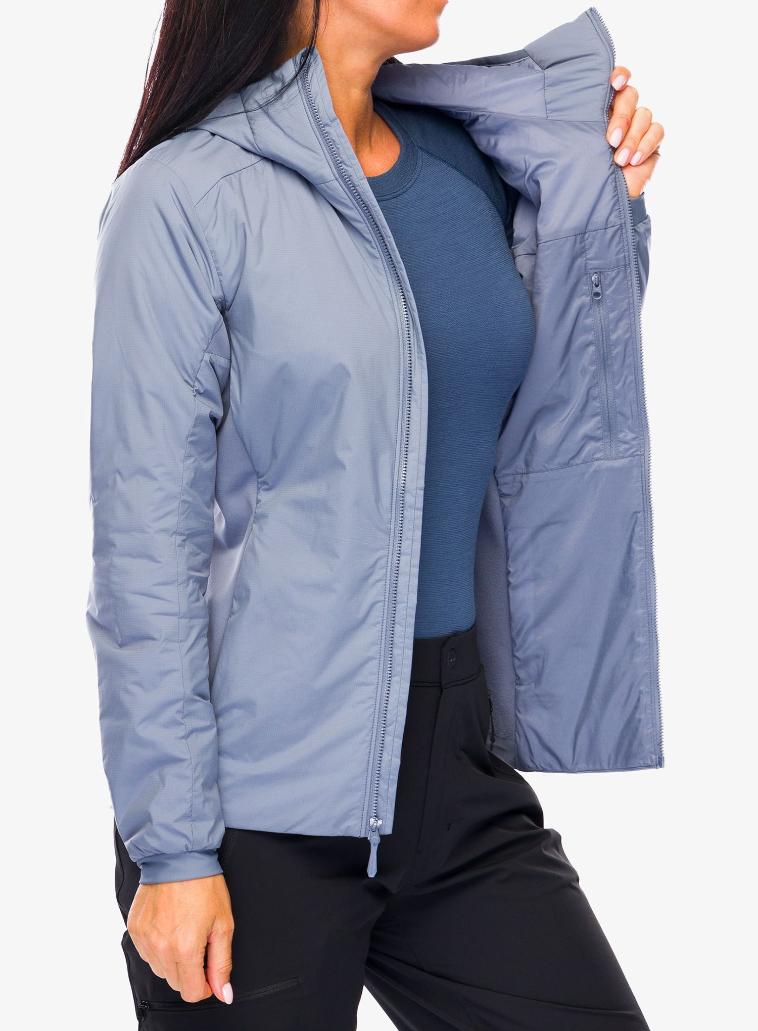 Ženska sintetična jakna Arcteryx Atom Hoody - stratus