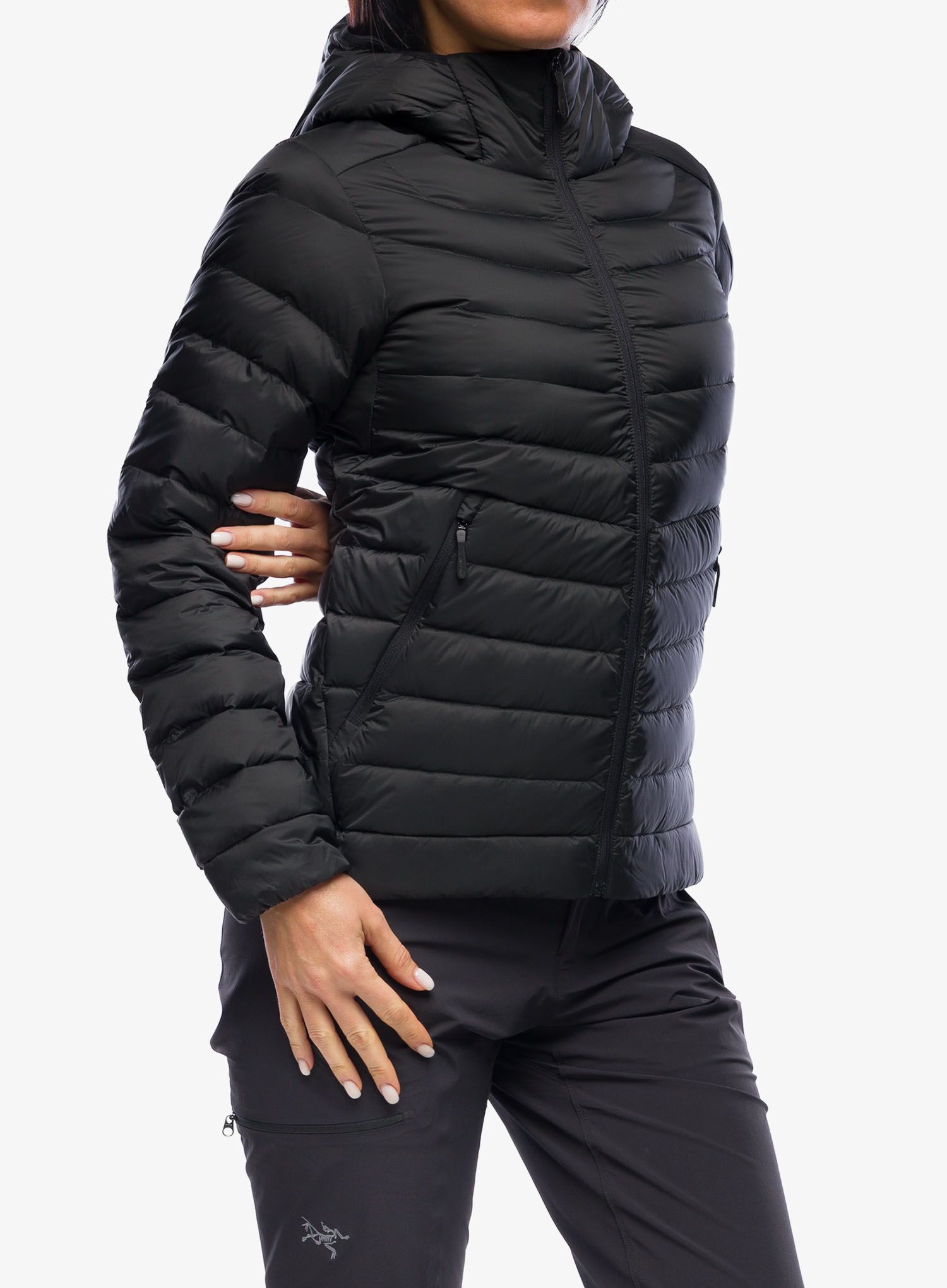 Ženska puhovka Arcteryx Cerium Hoody - blk