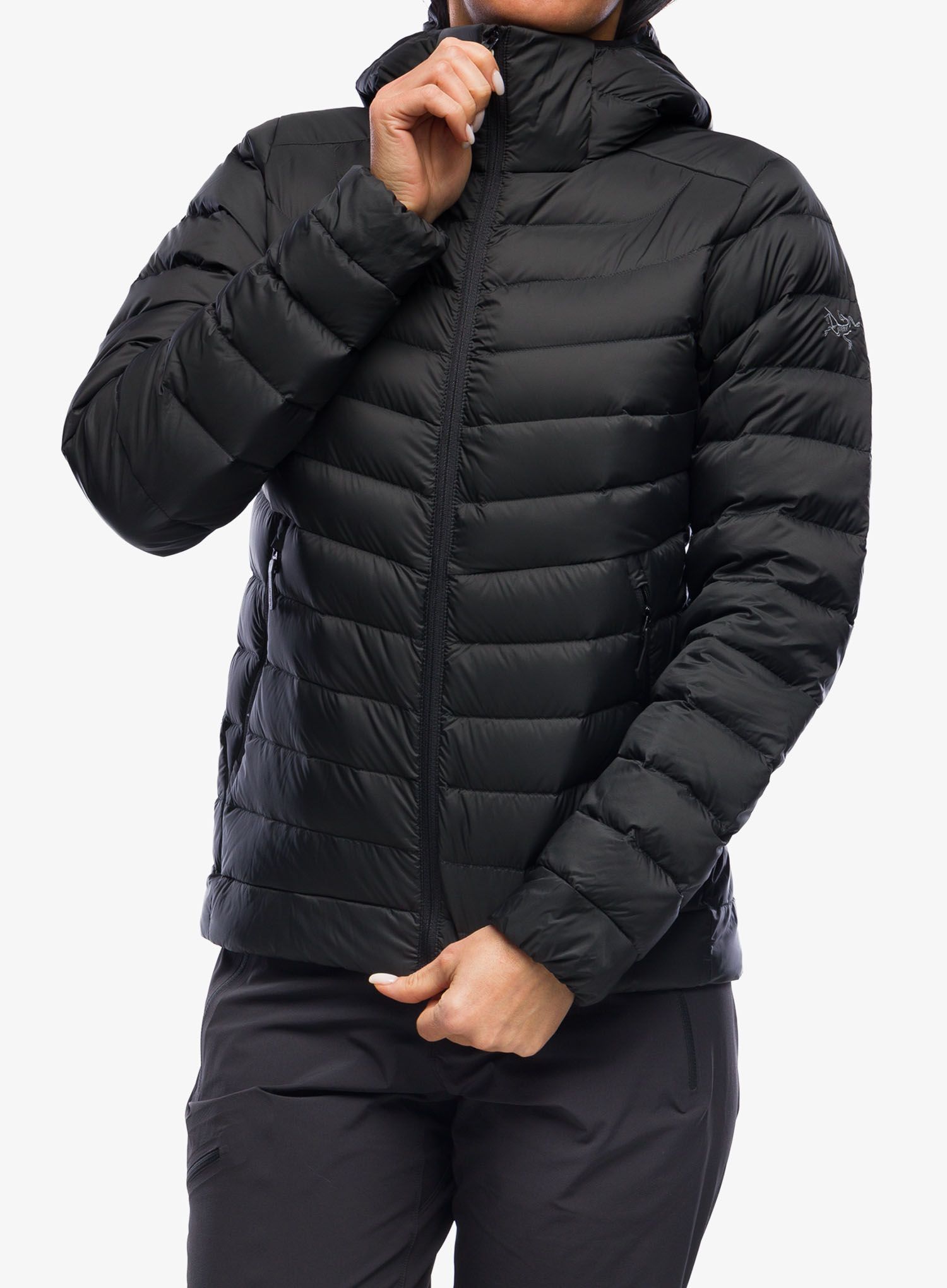 Ženska puhovka Arcteryx Cerium Hoody - blk
