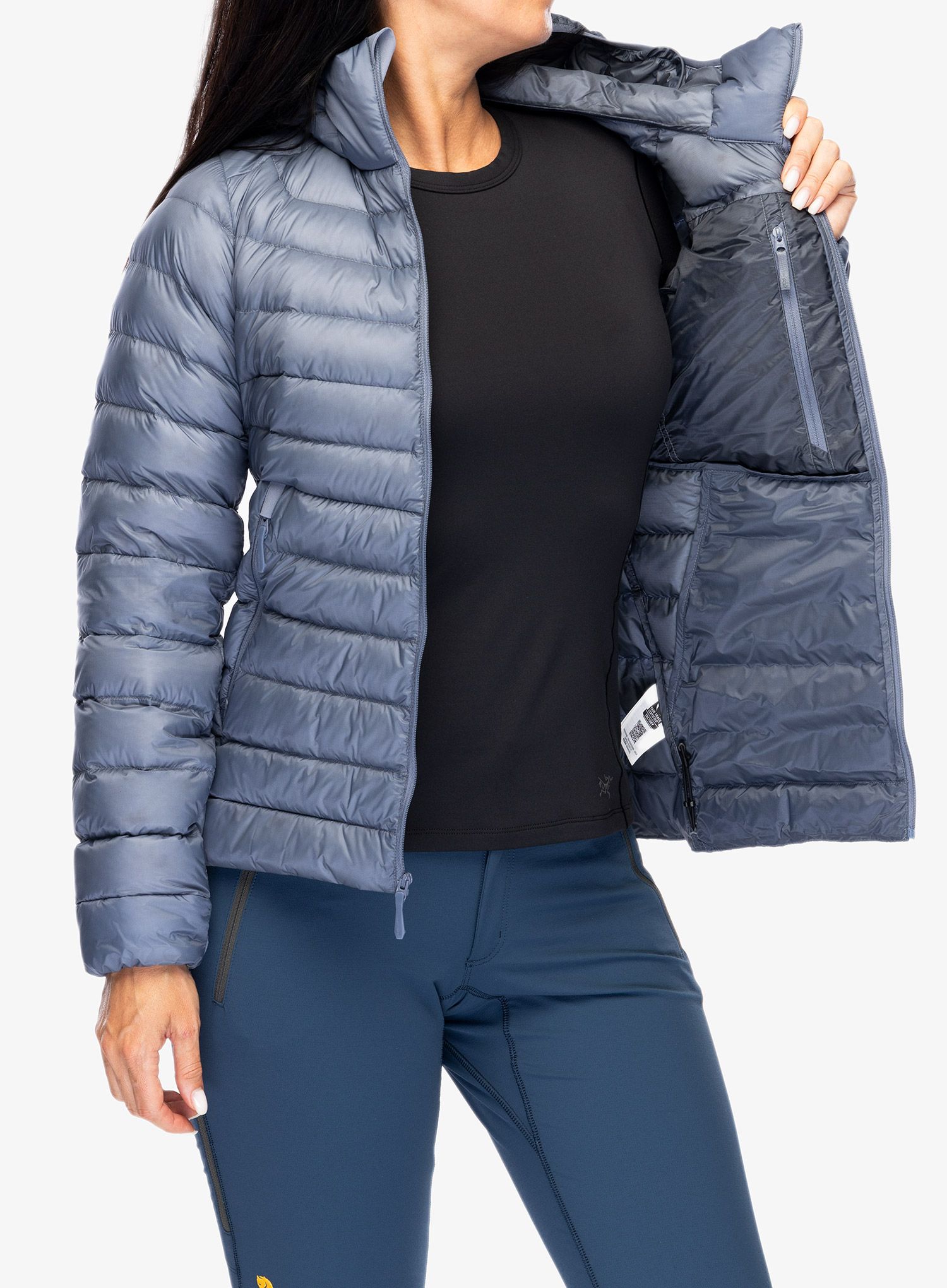 Ženska puhovka Arcteryx Cerium Hoody - stratus