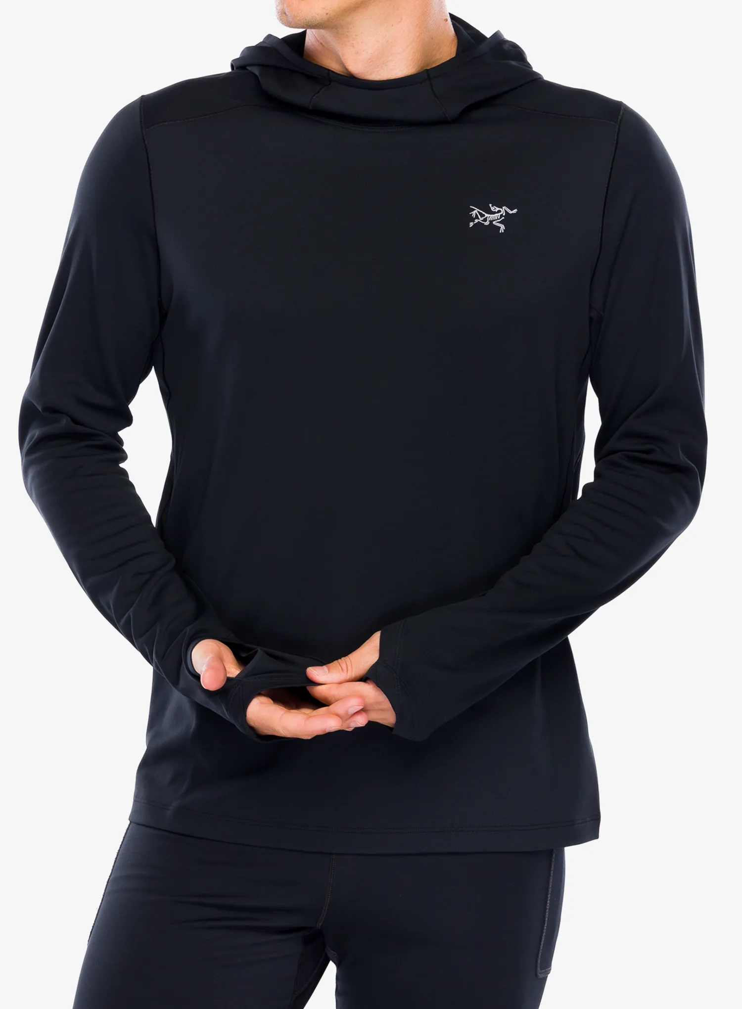 Tekaška jopica Arcteryx Cormac Heavyweight Hoody - black