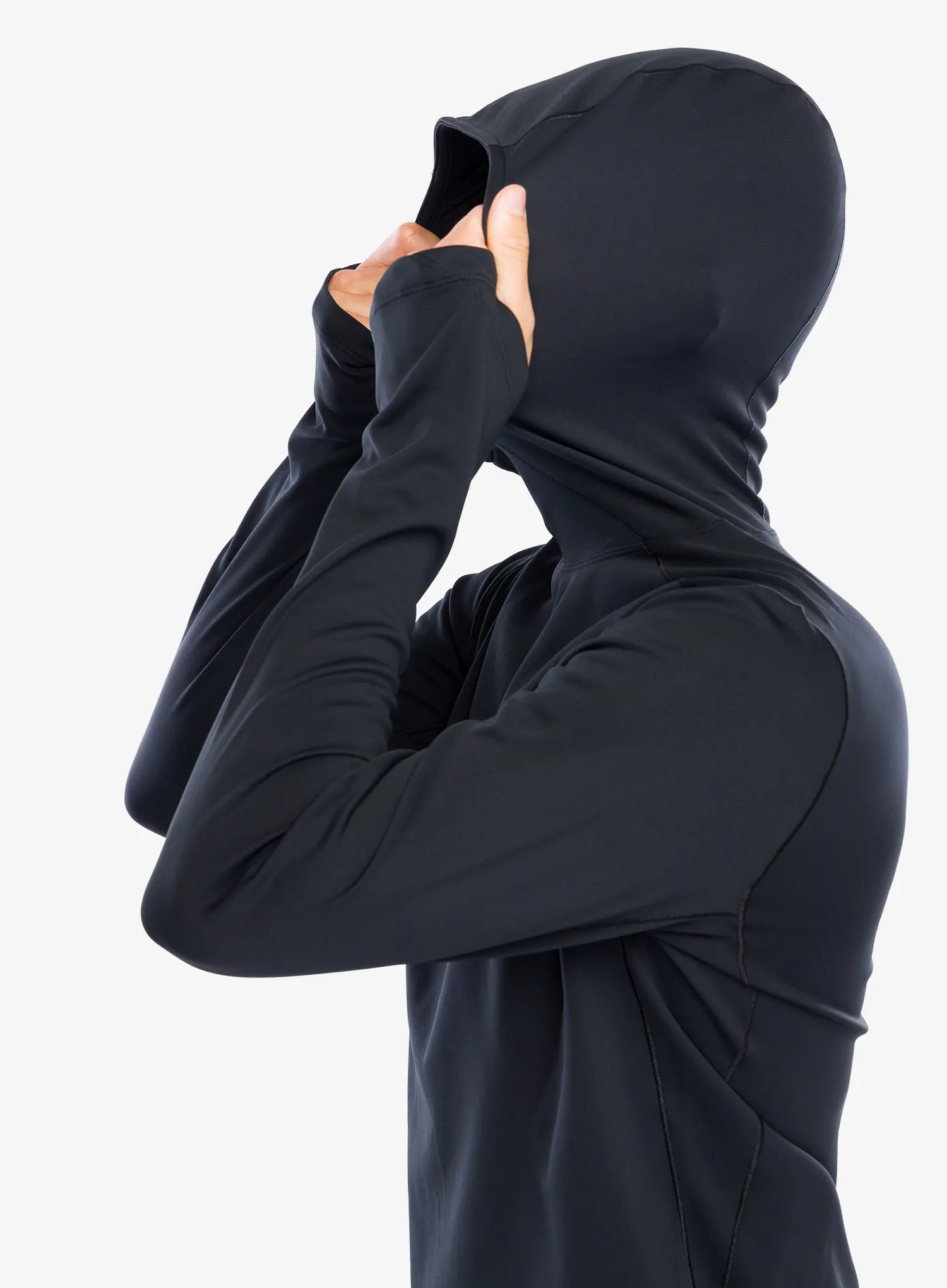 Tekaška jopica Arcteryx Cormac Heavyweight Hoody - black