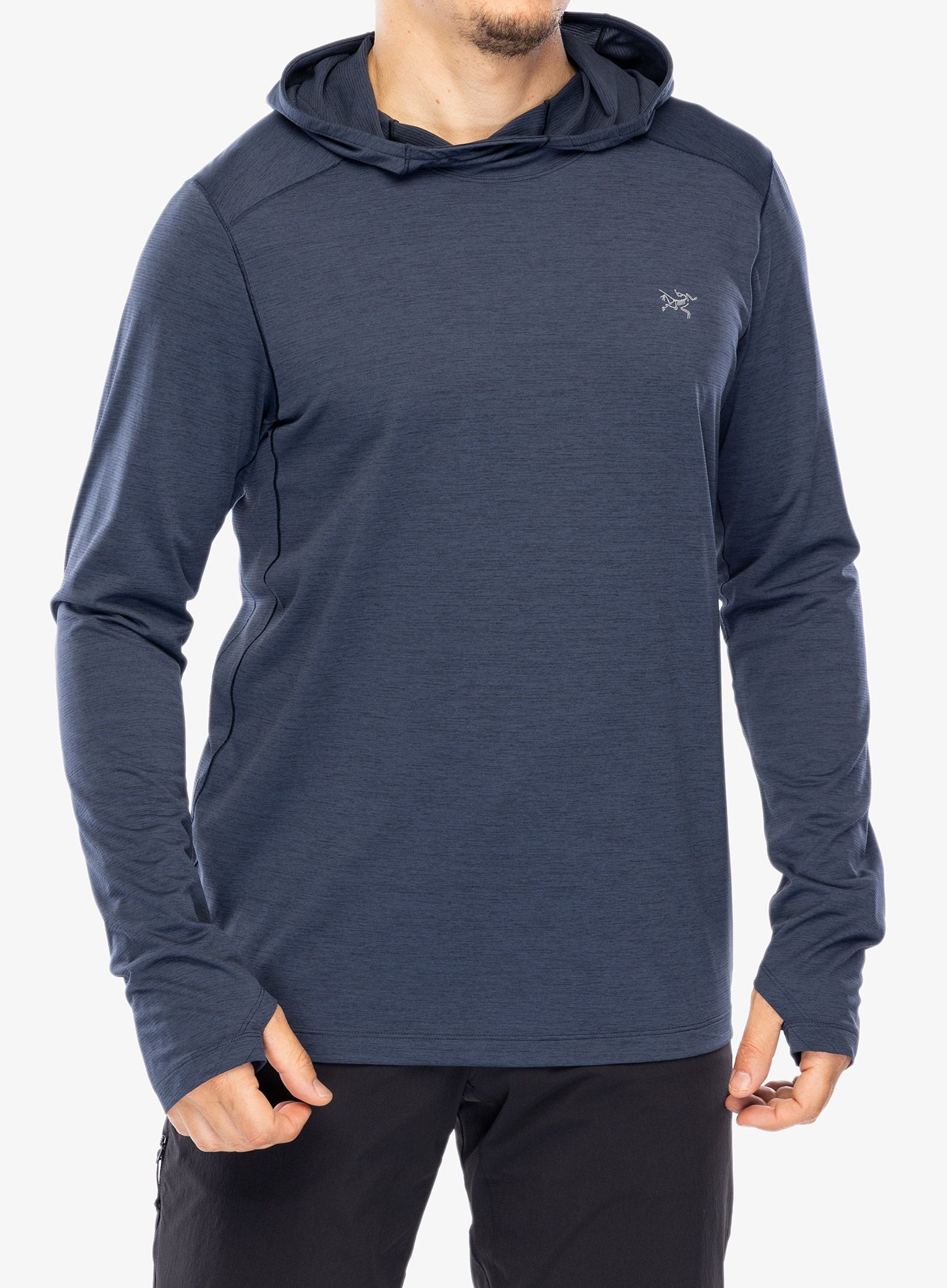 Tekaška jopica Arcteryx Cormac Hoody - black sapphire heather