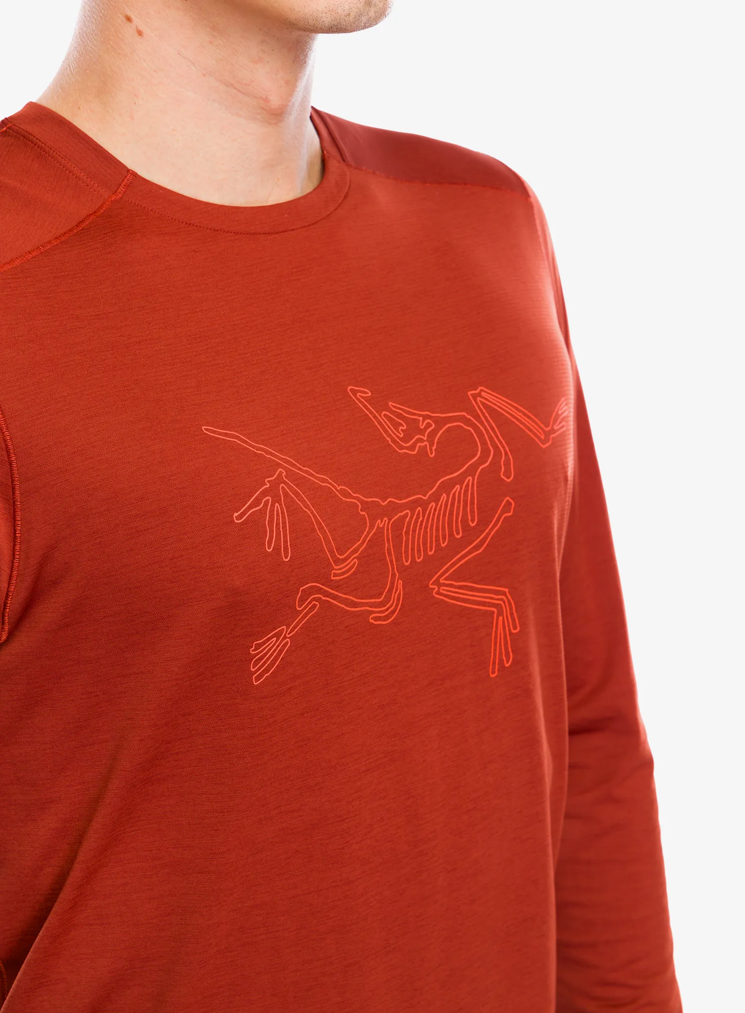 Tekaška jopica Arcteryx Cormac Logo LS - sequoia heather/solaris