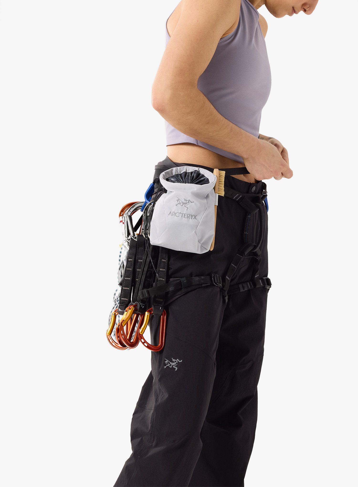 Vrečka za magnezij Arcteryx Ion Lightweight Chalk Bag - solitude