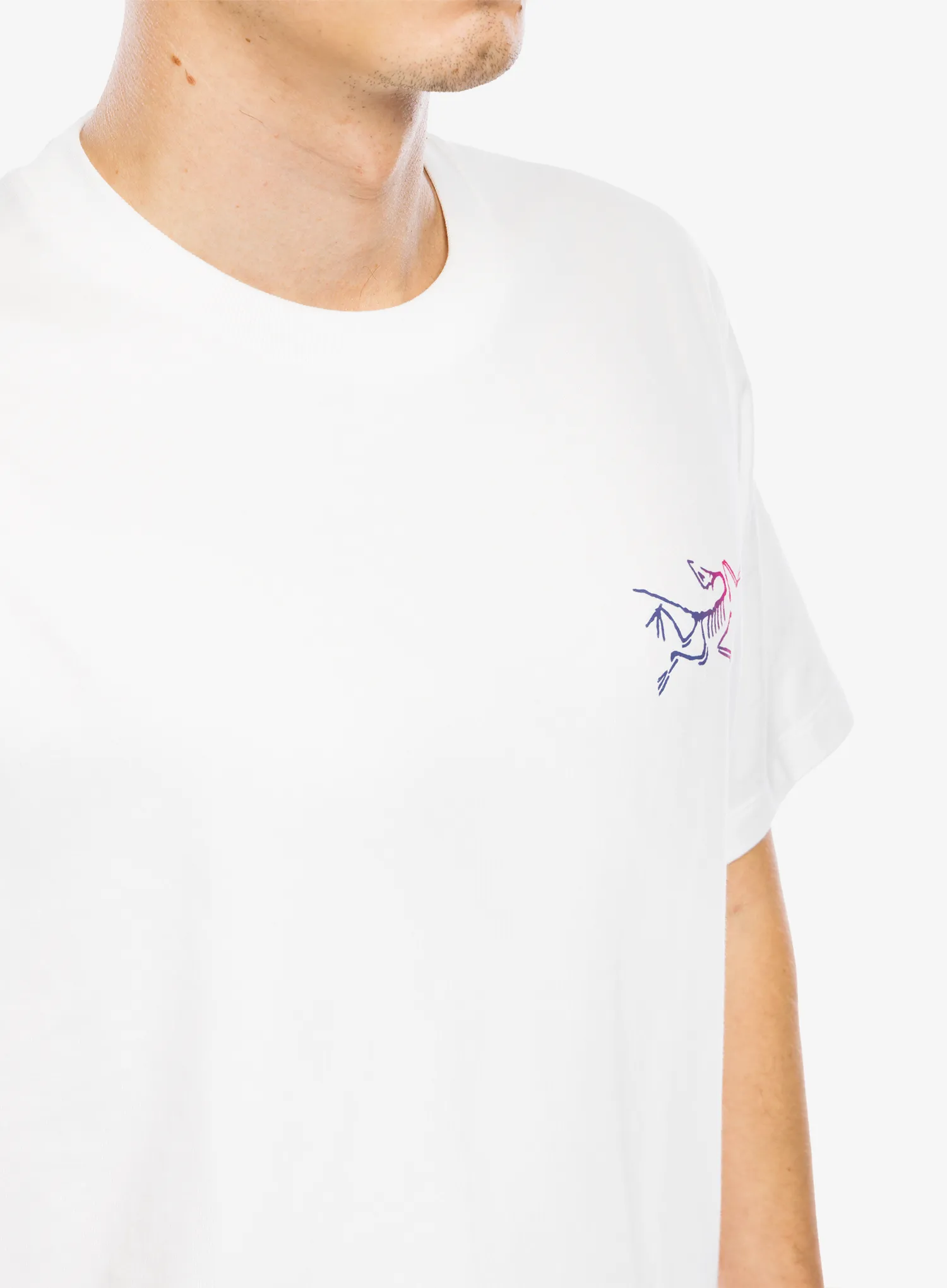 Majica Arcteryx Kragg Cotton Logo SS - white light/multi