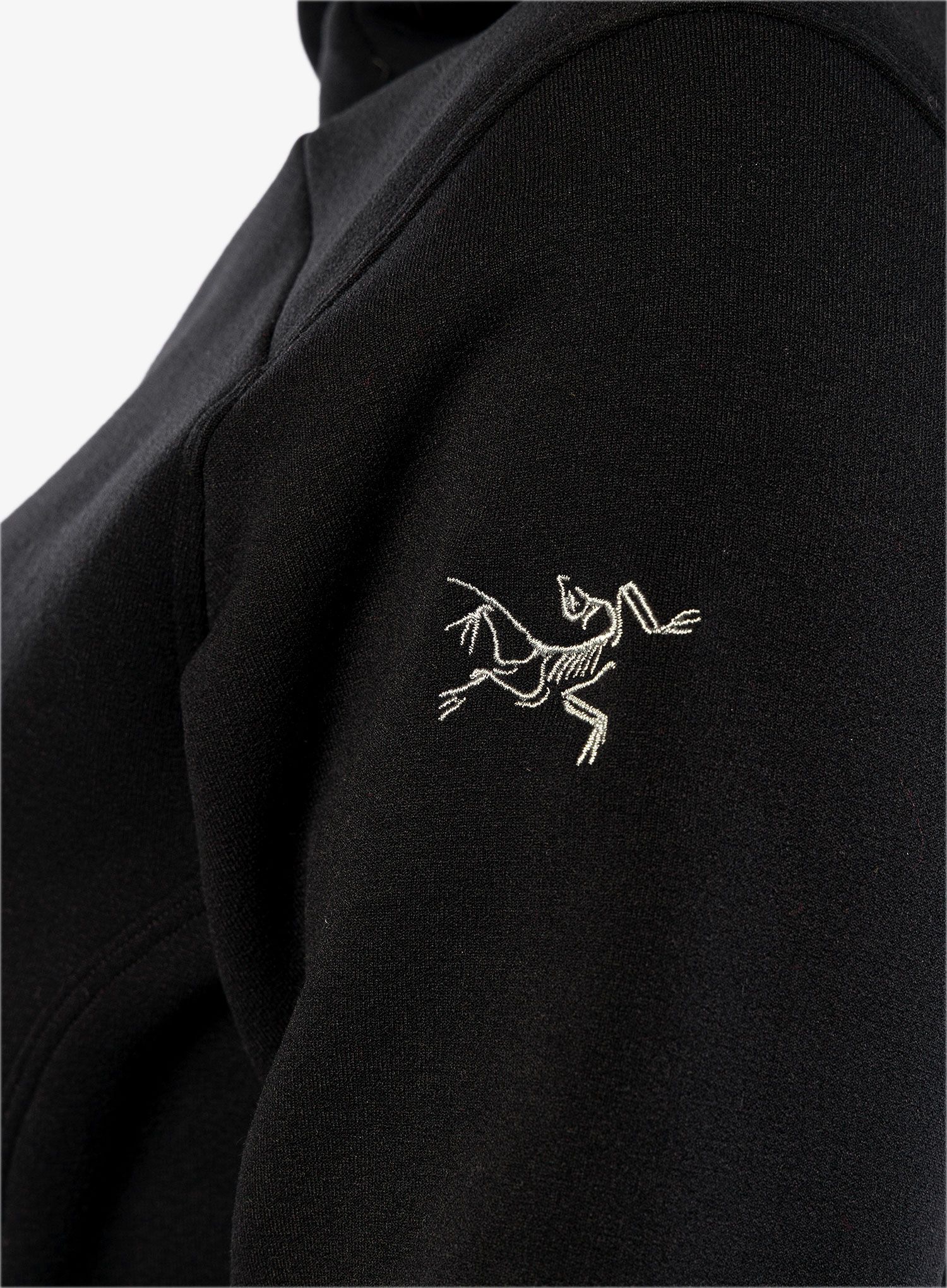 Ženski flis Arcteryx Kyanite Hoody - black