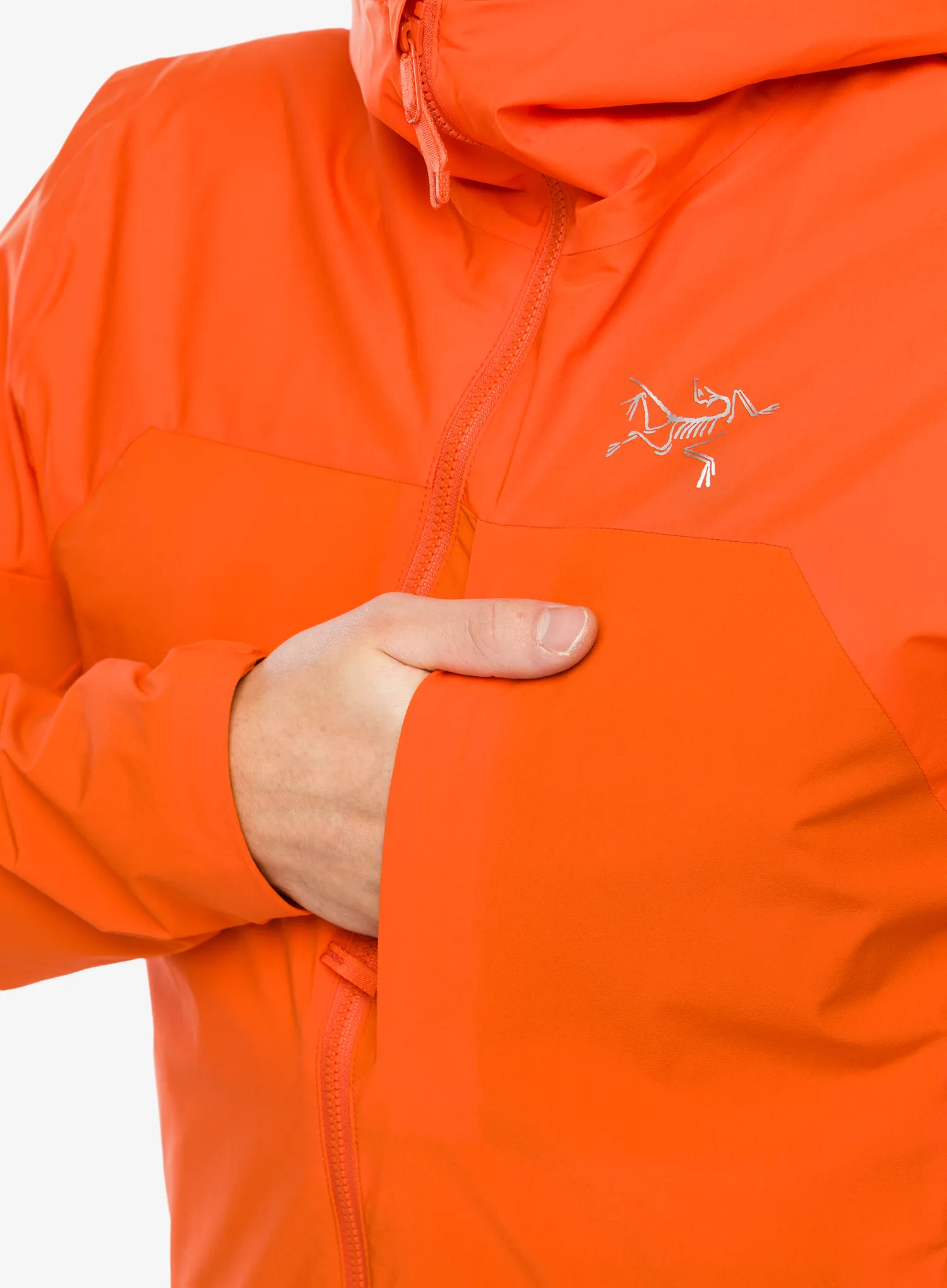Hibridna jakna Arcteryx Proton Hybrid Hoody - solaris