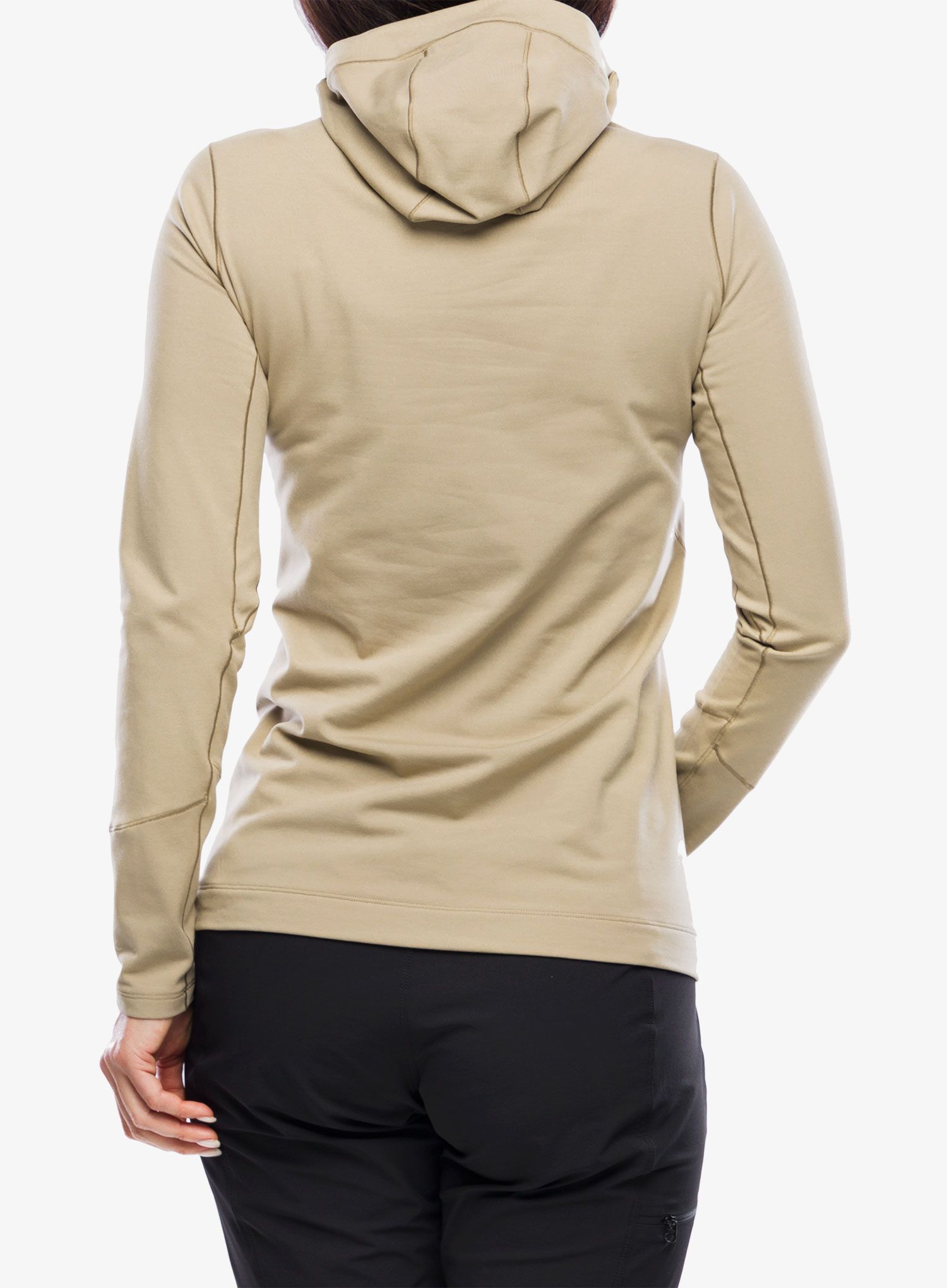 Ženska termo flis jopa Arcteryx Rho Hoody - smoke bluff
