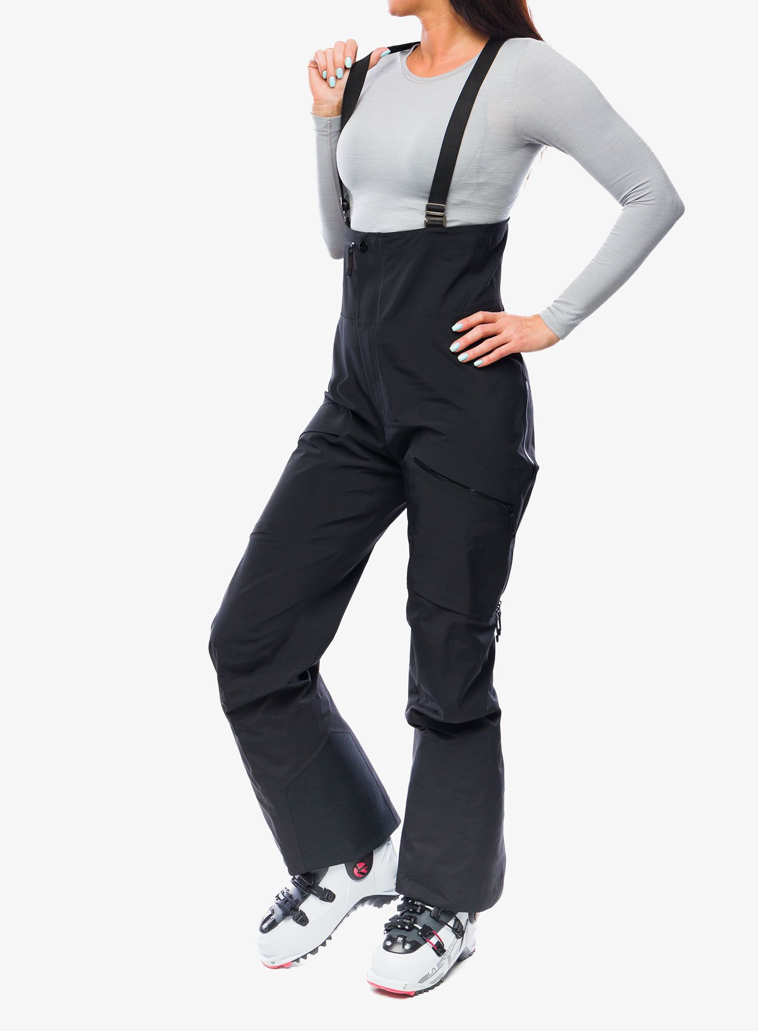 Ženske GORE-TEX hlače Arcteryx Rush Bib Pant - black