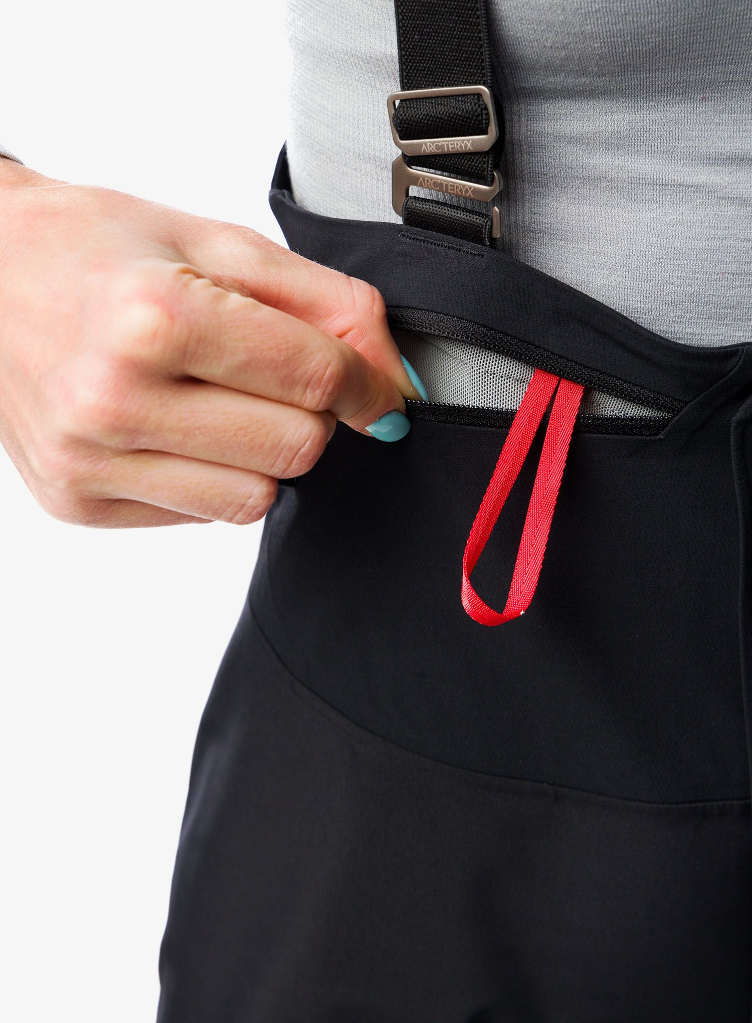 Ženske GORE-TEX hlače Arcteryx Rush Bib Pant - black