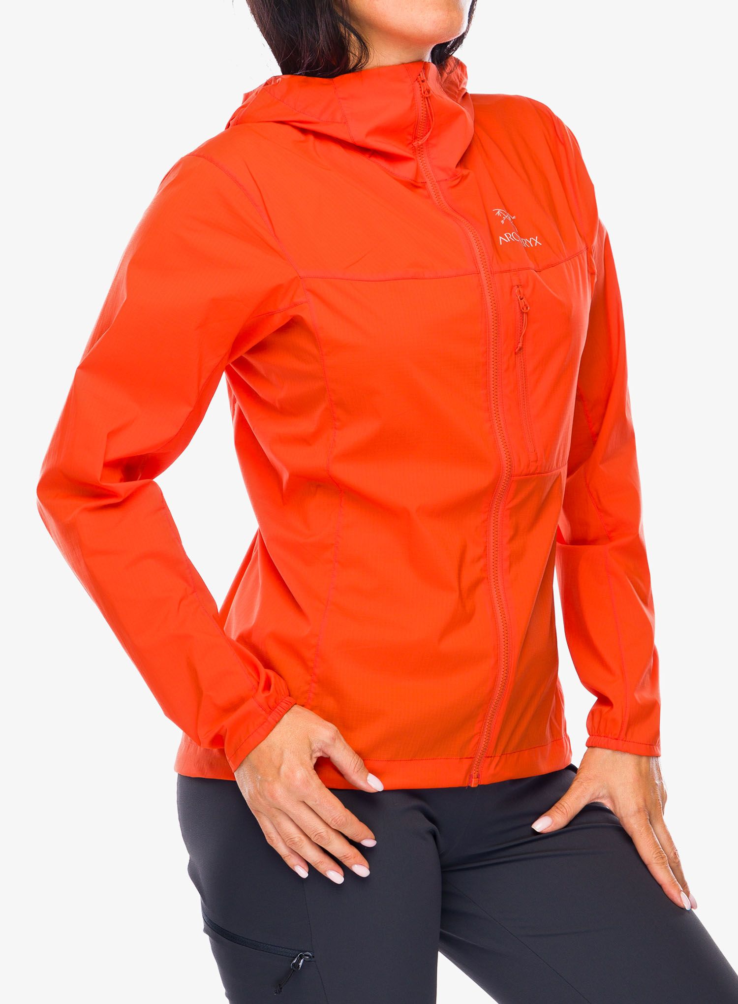 Ženska vetrovka Arcteryx Squamish Hoody - solaris