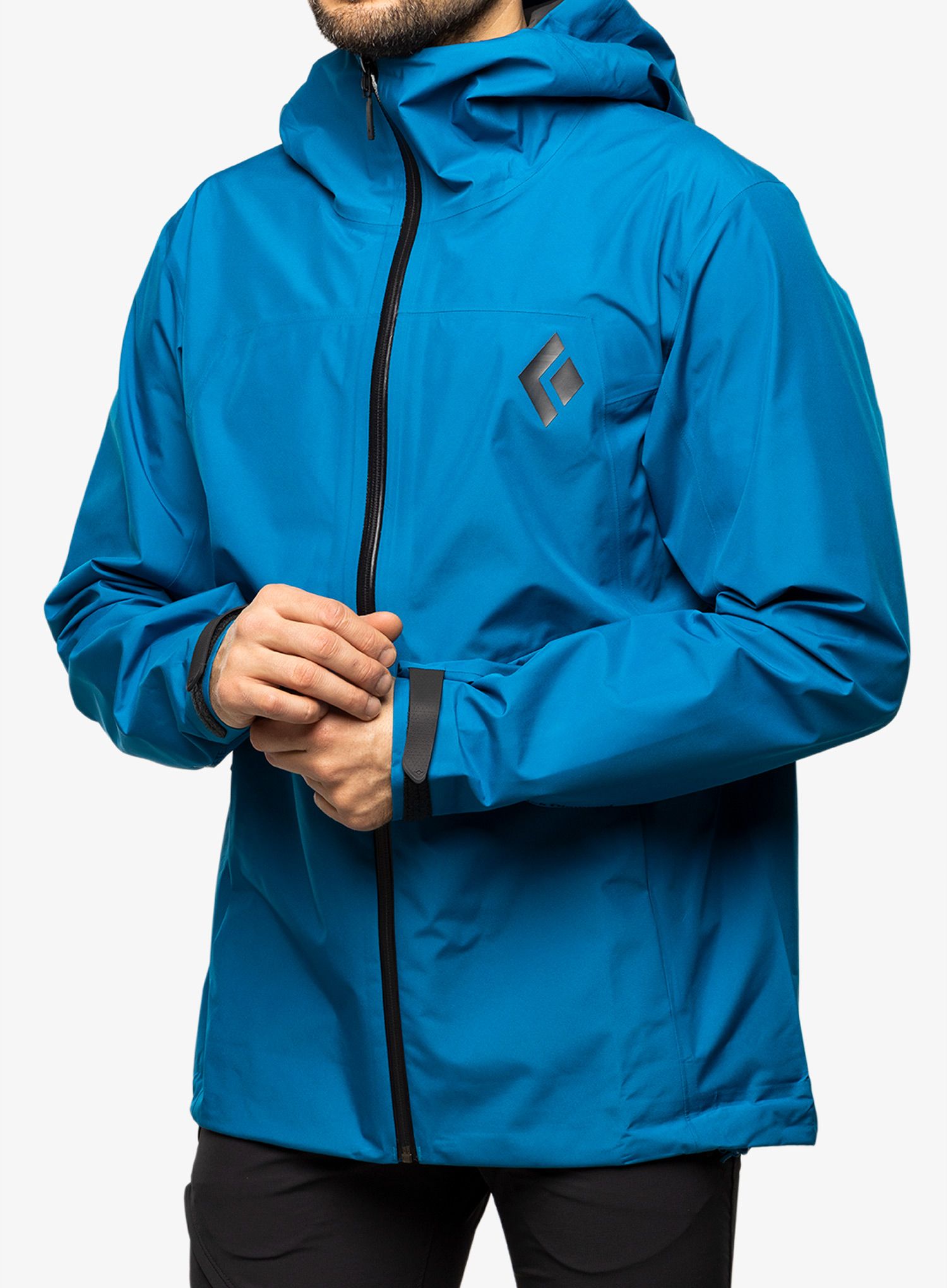 Nepremočljiva jakna Black Diamond Liquid Point Shell - kingfisher