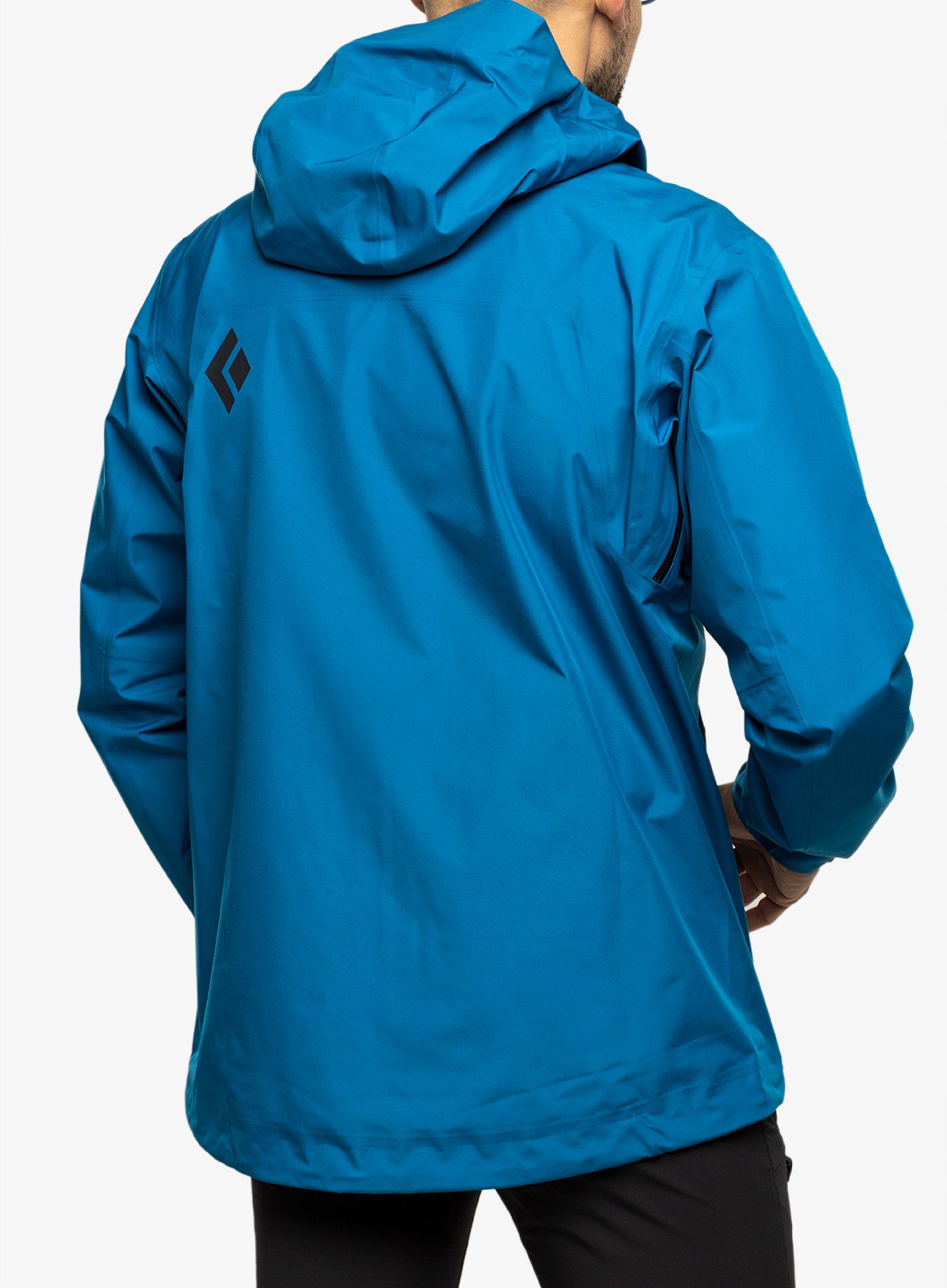 Nepremočljiva jakna Black Diamond Liquid Point Shell - kingfisher
