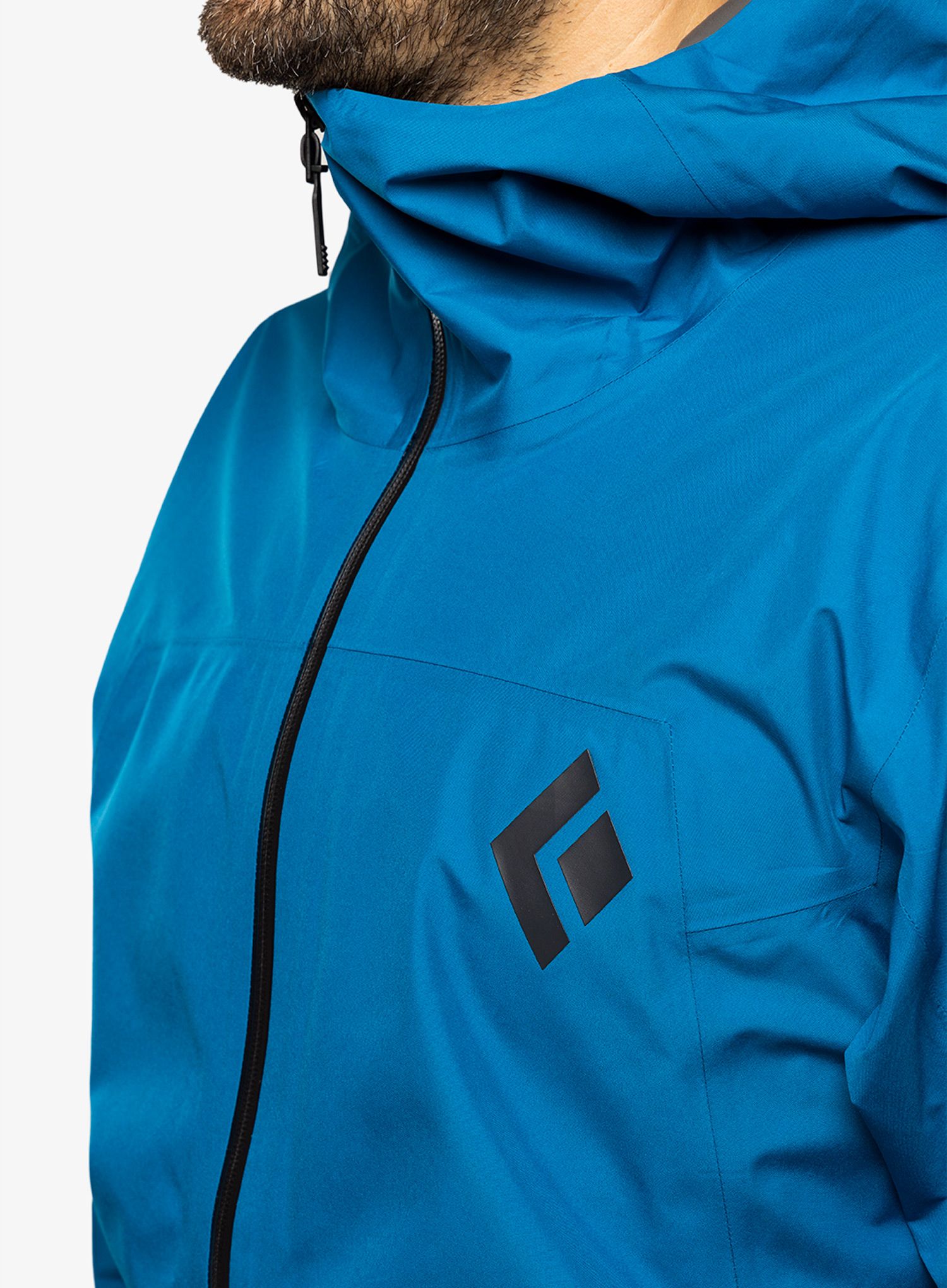 Nepremočljiva jakna Black Diamond Liquid Point Shell - kingfisher
