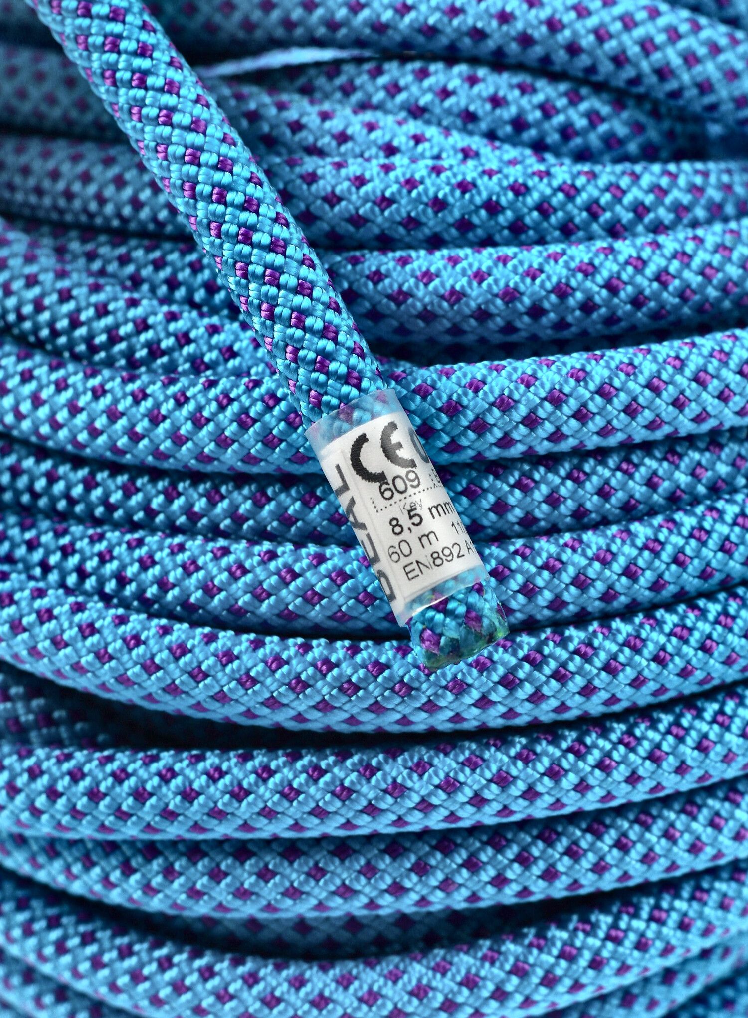 Dinamična vrv Beal Opera 8,5 mm 60 m Unicore Golden Dry - blue