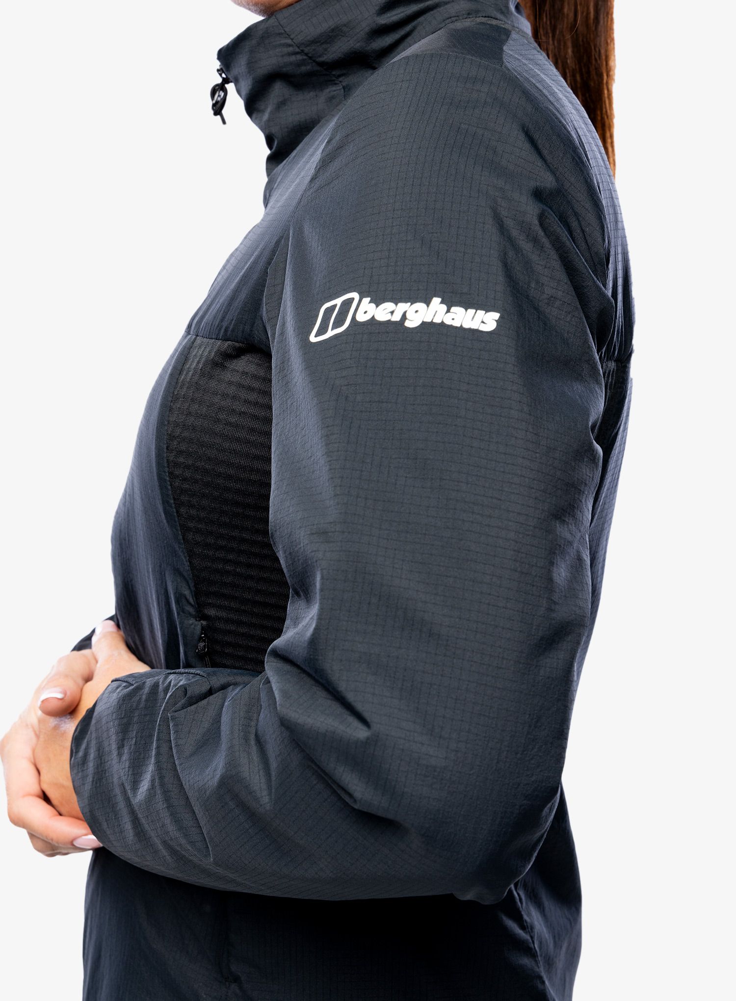 Ženska jakna Berghaus MTN Guide MW Hybrid Jacket - black/black