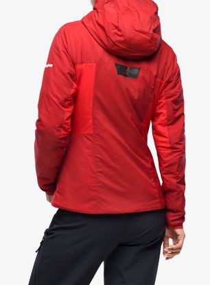 Ženska sintetična jakna Berghaus MTN Seeker MW Synthetic Hoody - red dahlia/haute red