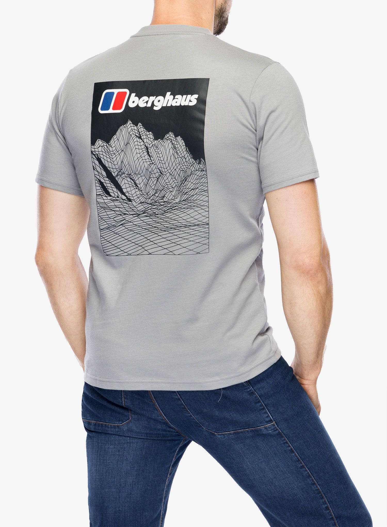 Bombažna majica Berghaus Mtn Lineation SS Tee - monument