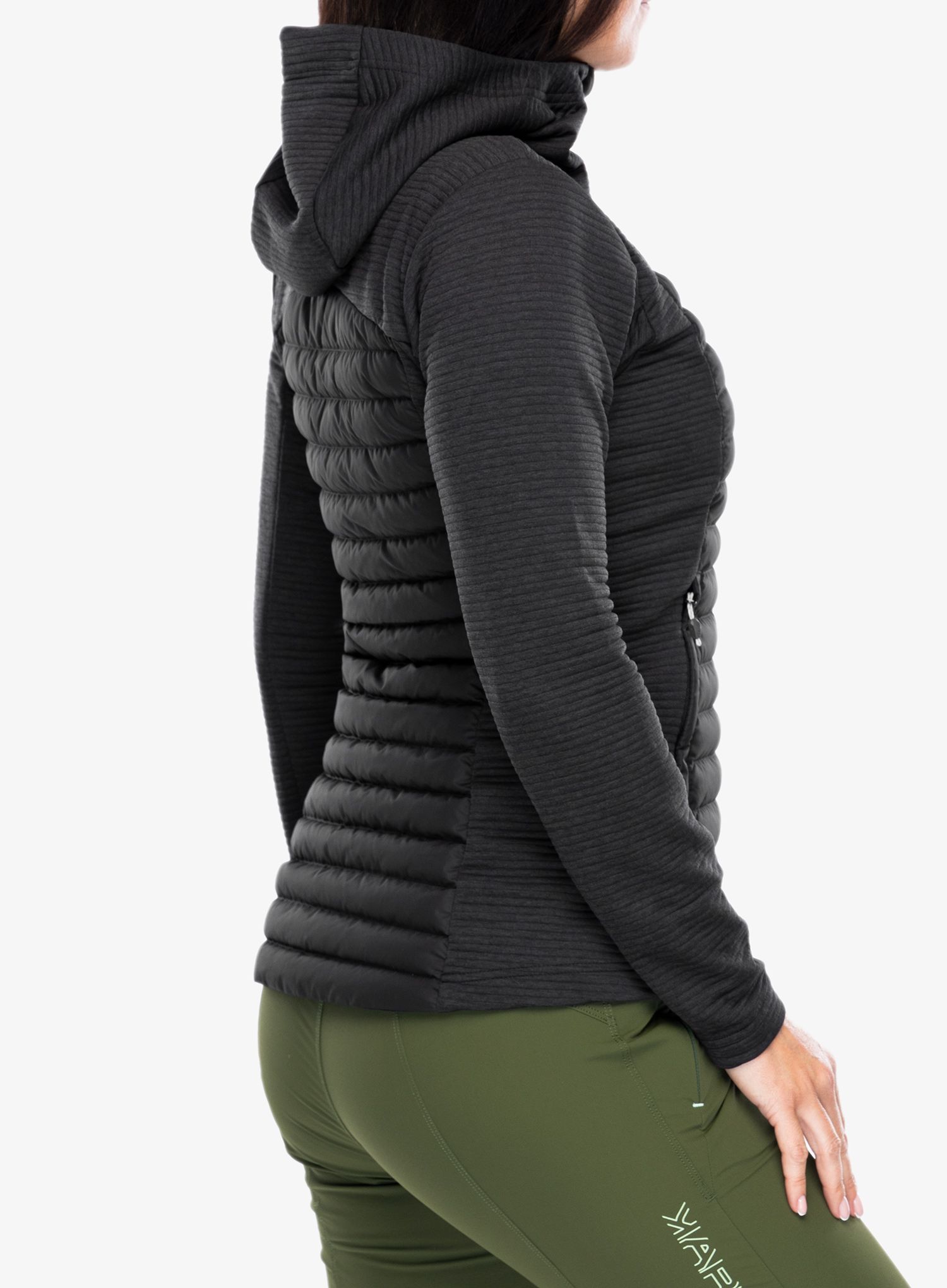 Ženska hibridna jakna Berghaus Nula Hybrid Jacket - black/black