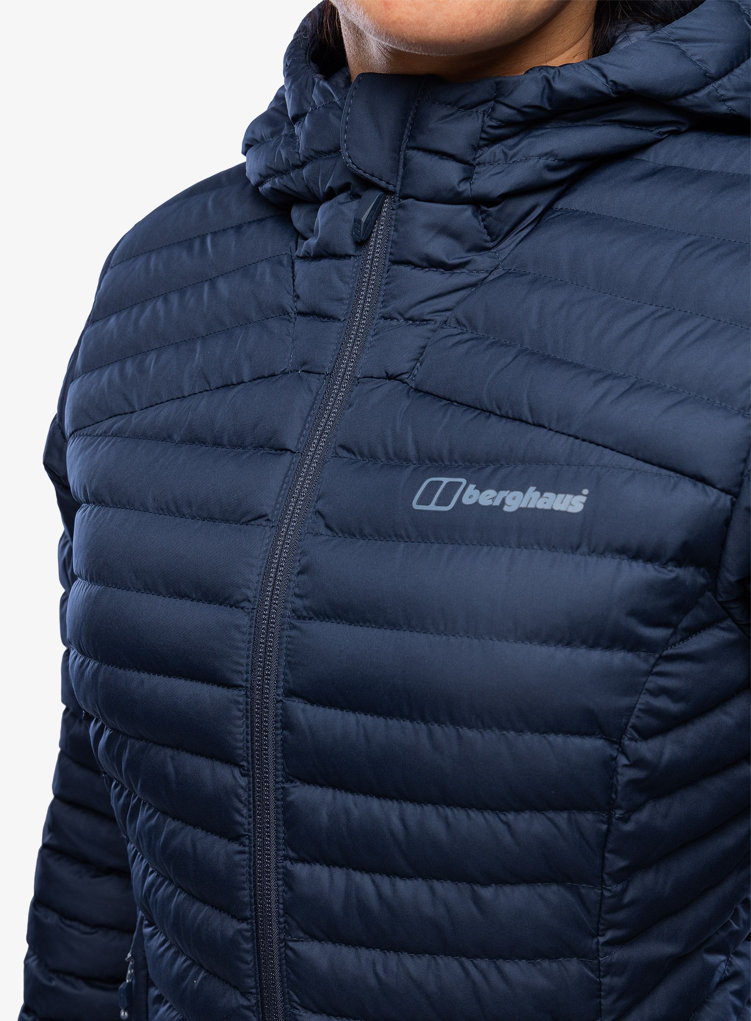 Ženski plašč Berghaus Nula Micro Long Jacket - dusk