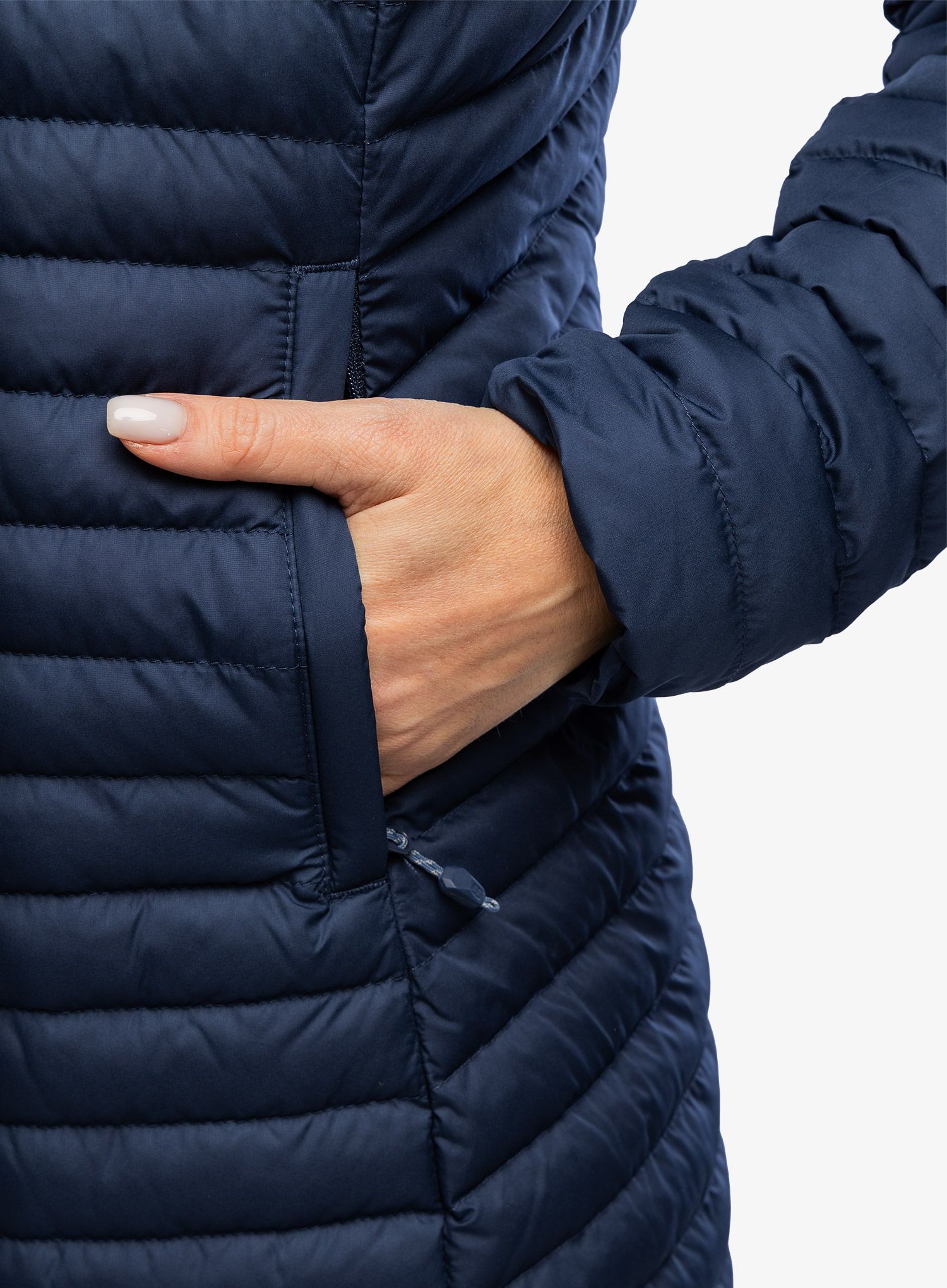 Ženski plašč Berghaus Nula Micro Long Jacket - dusk