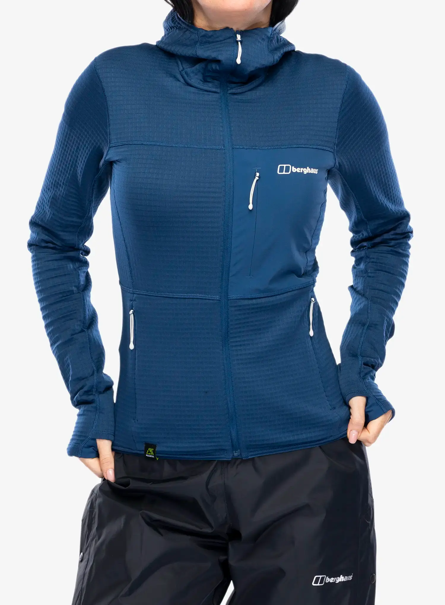 Ženska jopica z zadrgo Berghaus Ridge-Hiker Hoody - hale navy