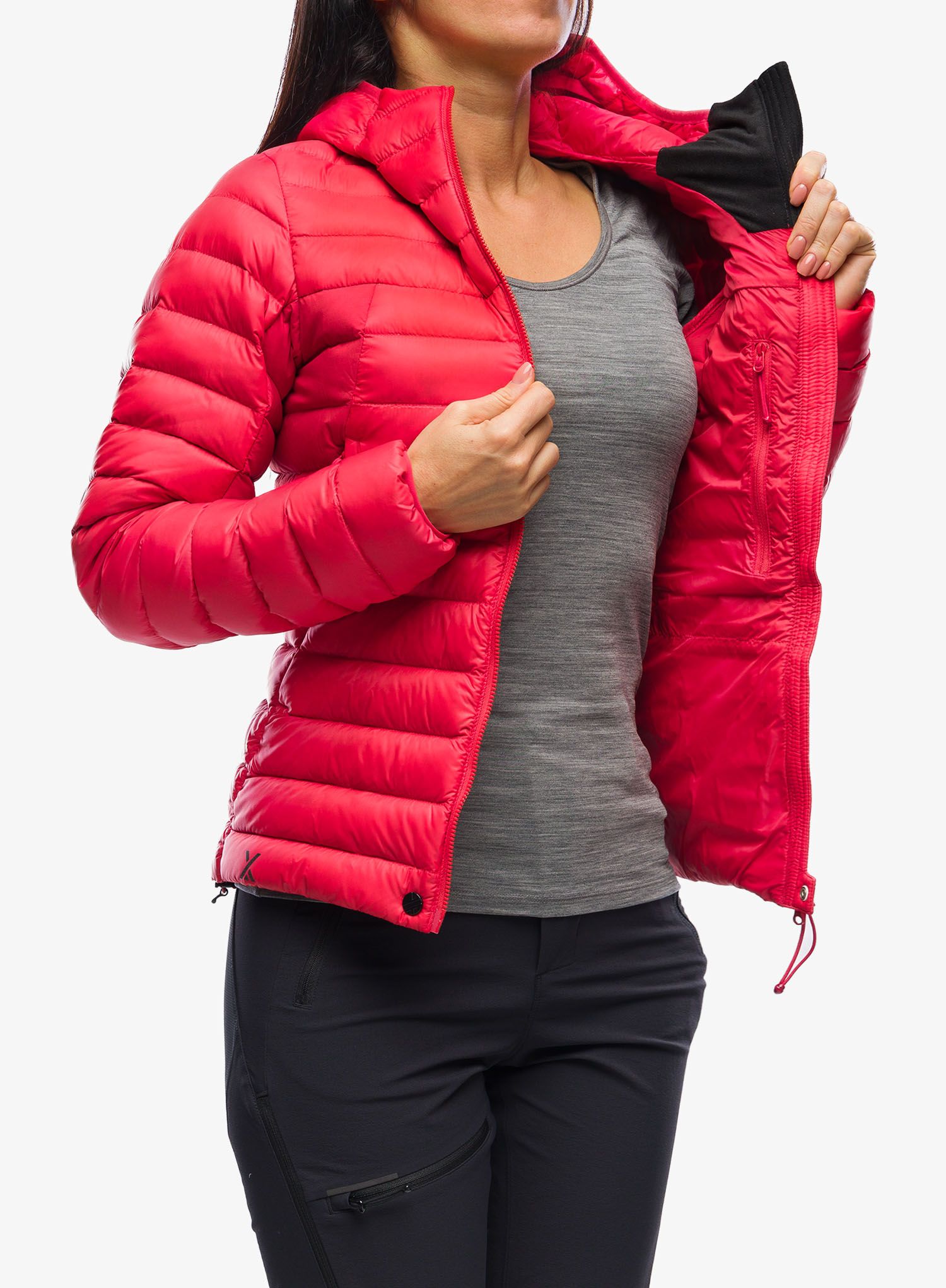 Ženska puhovka Berghaus Seeker MW Down Hoody - goji berry/haute red