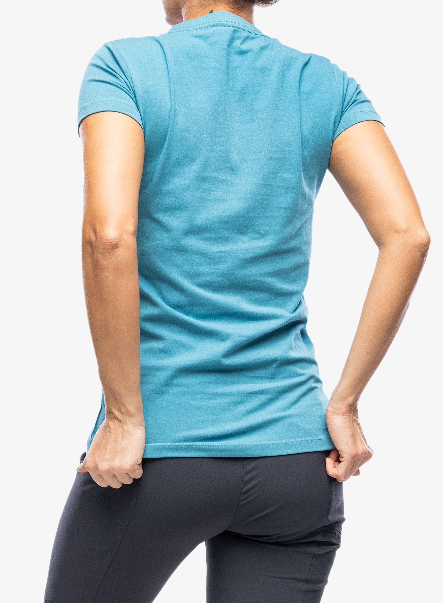 Ženska majica Black Diamond Big Wall SS Tee - cerulean blue