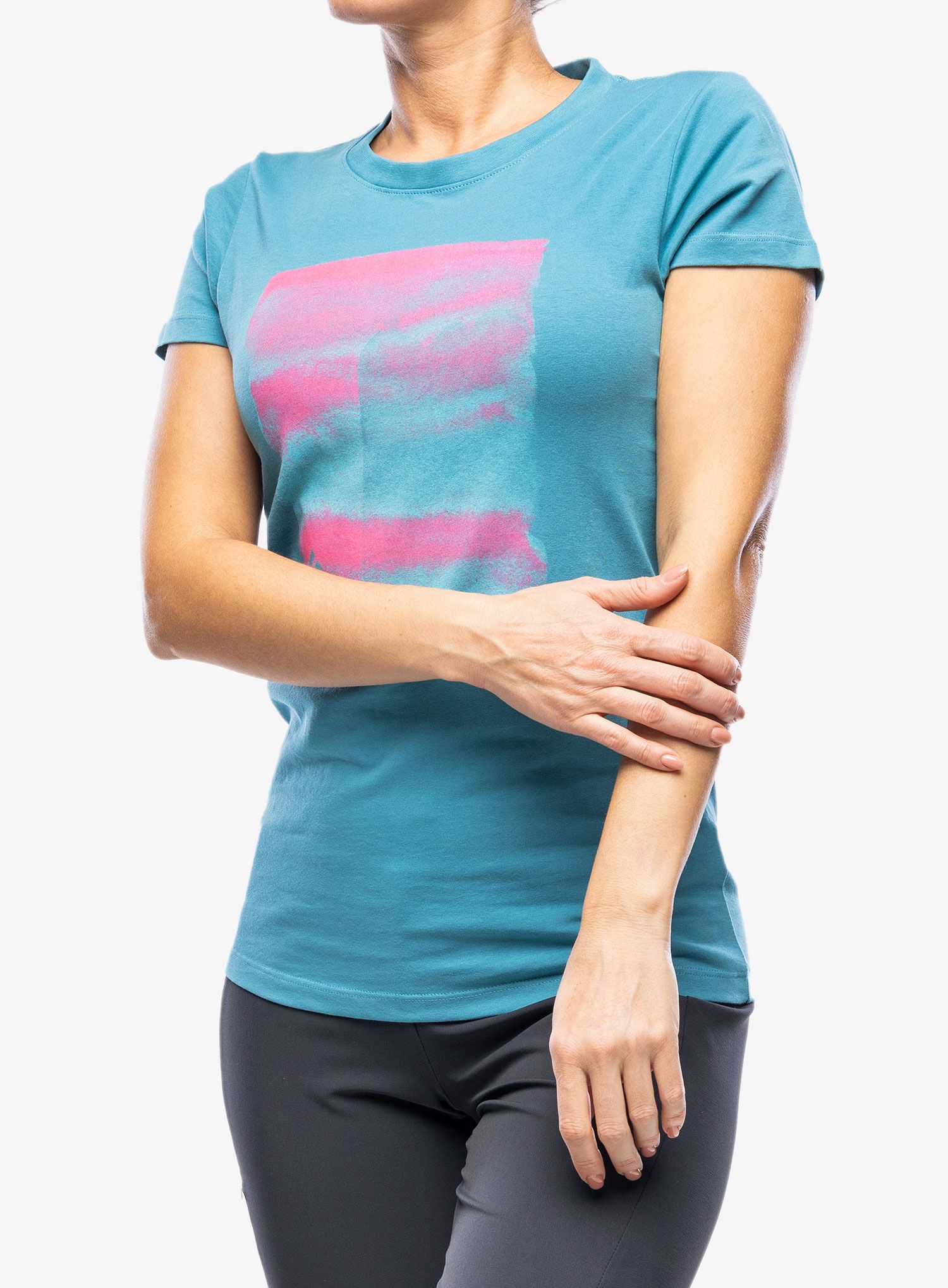 Ženska majica Black Diamond Big Wall SS Tee - cerulean blue