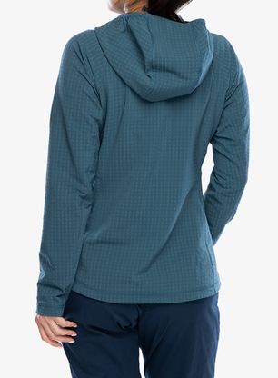 Ženska jopa s kapuco Black Diamond Coefficient Storm FZ Hoody - creek blue