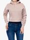 Ženska jopa s kapuco Black Diamond Crop Pullover Hoody - pale mauve