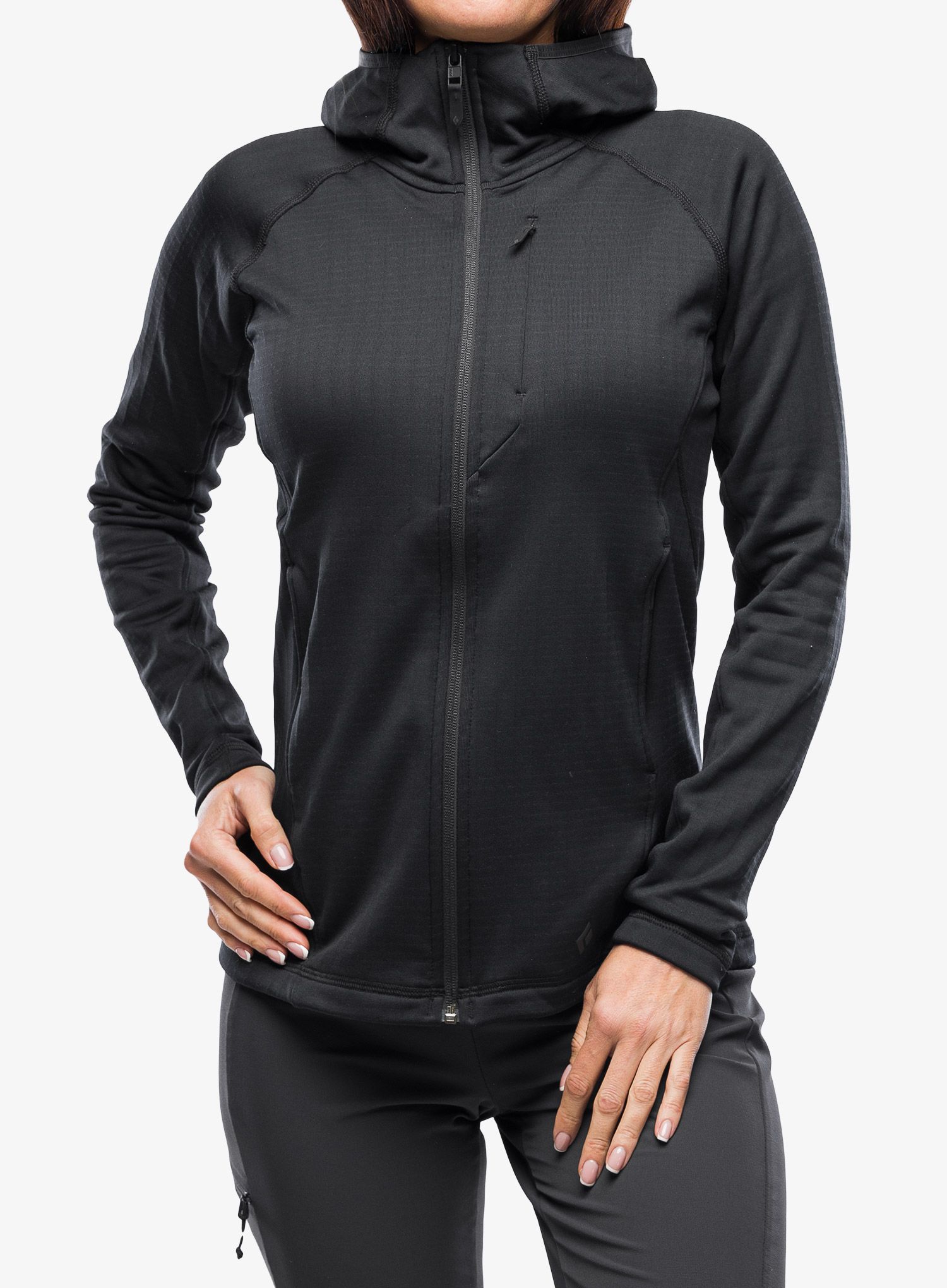 Ženska jopa s kapuco Black Diamond Factor Hoody - black